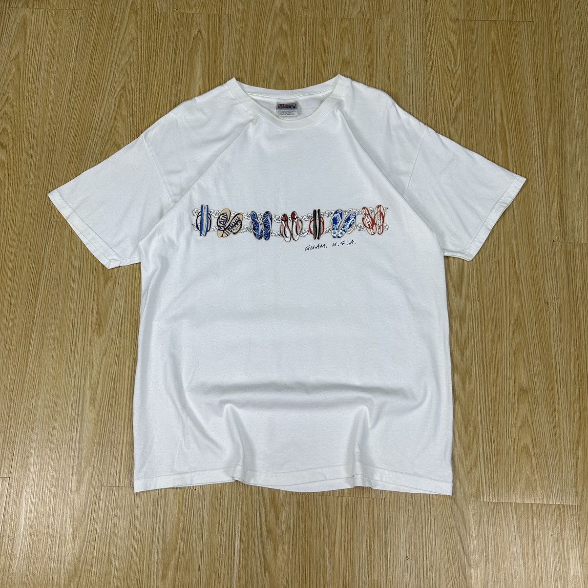 Vintage Surfing Guam Usa Shirt A879