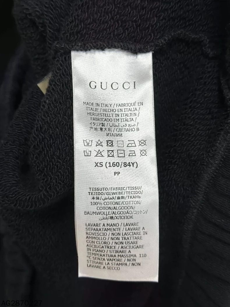 Gucci Gucci Stitching black and red letter logo hoodie 2501-Nexta Size US XS / EU 42 / 0 - 5 Thumbnail