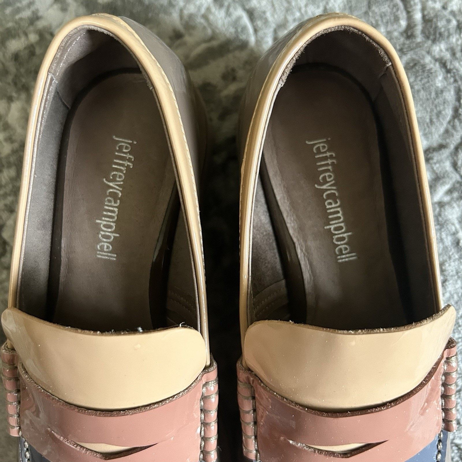 Jeffrey Campbell Jeffrey Campbell Lenna Taupe Leather Loafers Women’s Size 6 Size US 6 / IT 36 - 2 Thumbnail