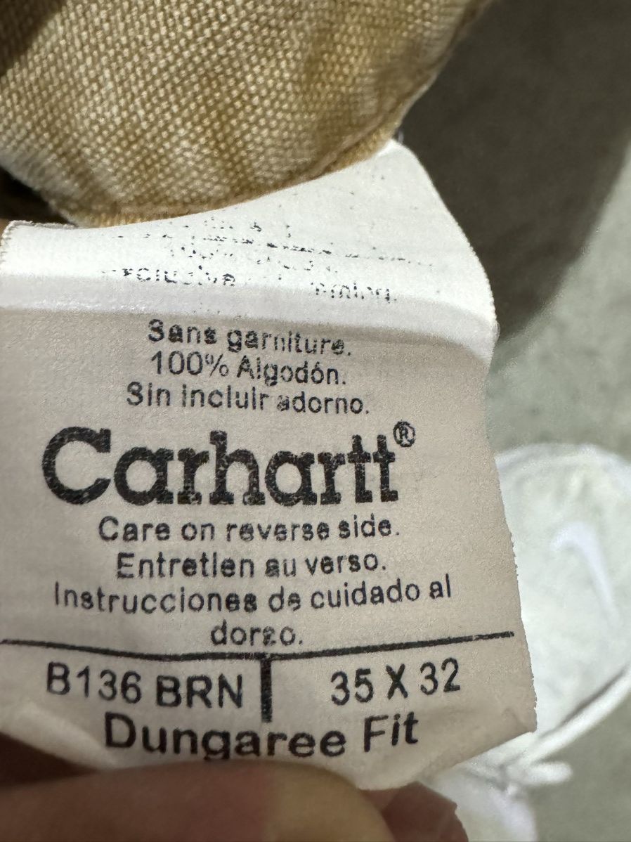 Carhartt × Vintage Carhartt Double Knee Carpenter Jeans 35X32 Size US 35 - 7 Thumbnail