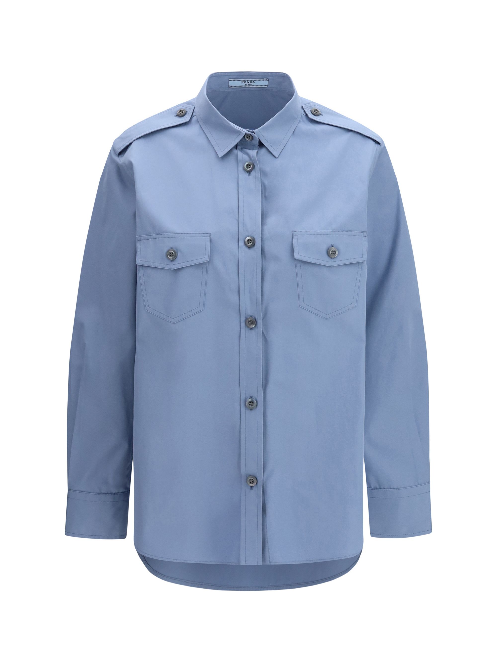 Prada Cotton Poplin Shirt Size M / US 6-8 / IT 42-44 - 1 Thumbnail
