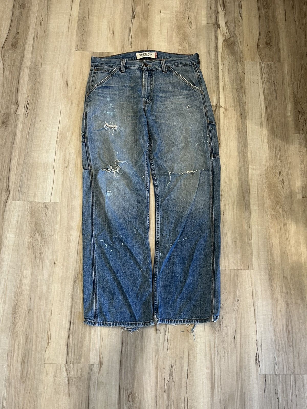 Levi's × Vintage Y2K Levi’s wide leg carpenter pants Size US 36 / EU 52 - 1 Thumbnail