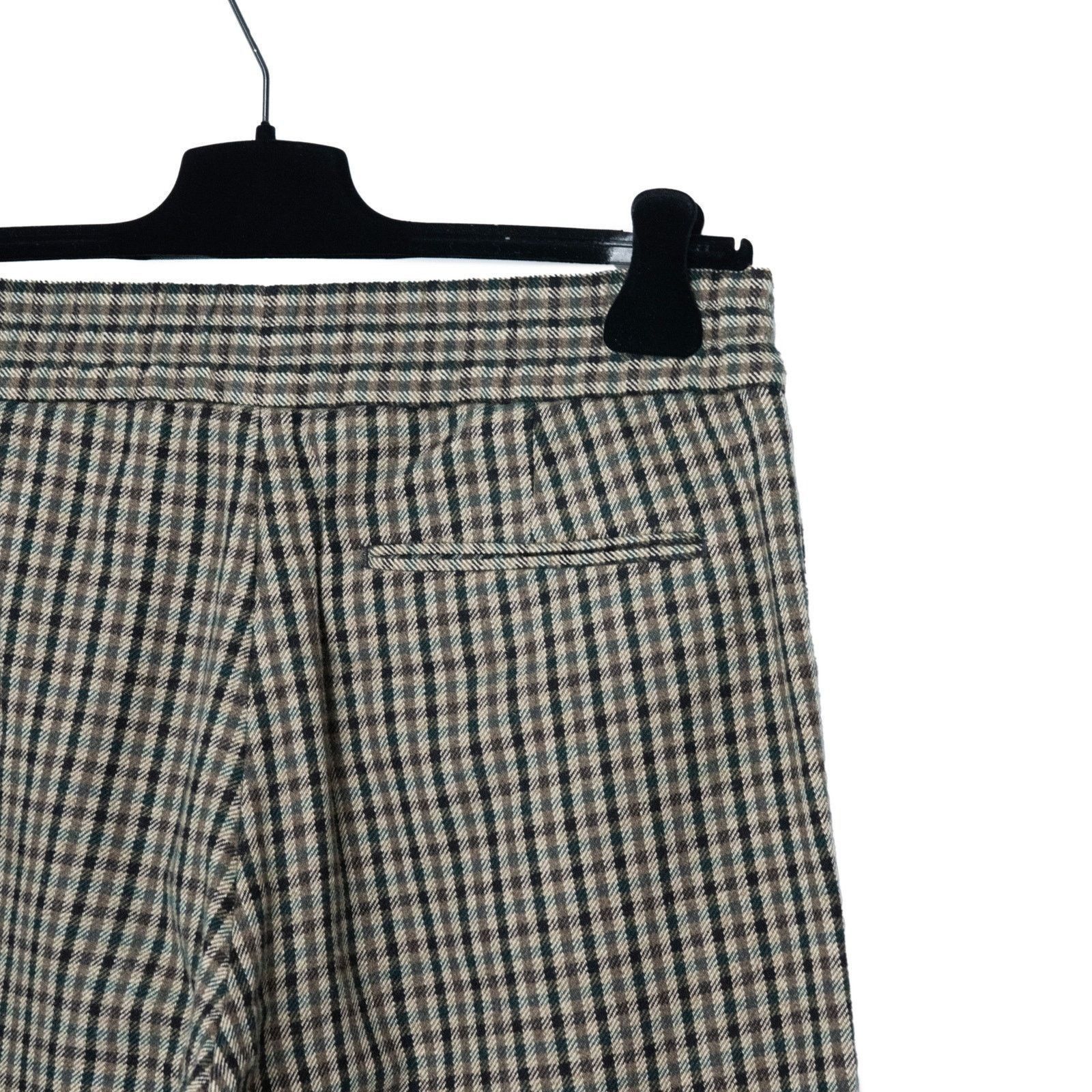Acne Studios Acne Studios Knit Check Wool Brown Grey Trousers Pants Size US 32 / EU 48 - 6 Thumbnail