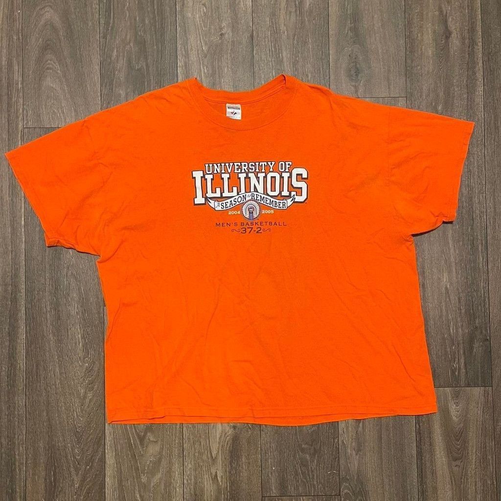 Jerzees University of Illinois 2005 record season t shirt size 3X Size US XXL / EU 58 / 5 - 1 Thumbnail