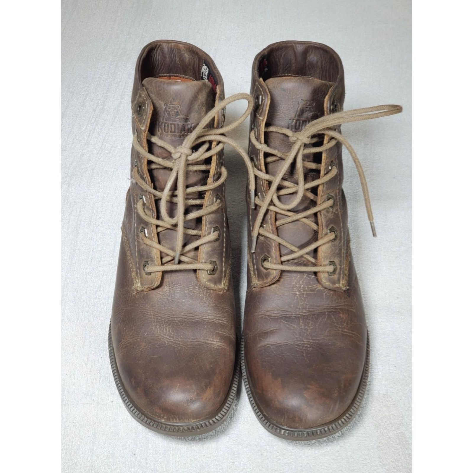 Vintage Kodiak Boots Womens Brown Original Waterproof All Season Leather 419064OG Women Size US 10 / IT 40 - 7 Thumbnail