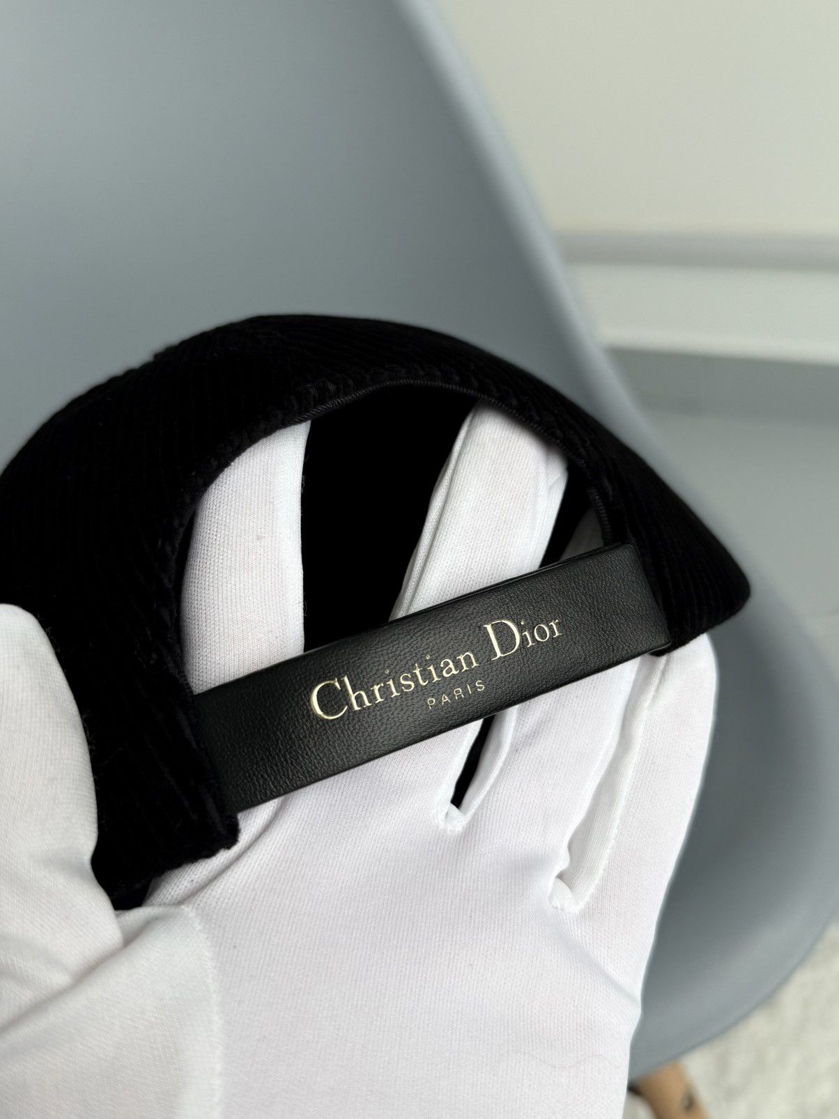 Dior Dior D-Player Cap Corduroy Black Size ONE SIZE - 12 Thumbnail