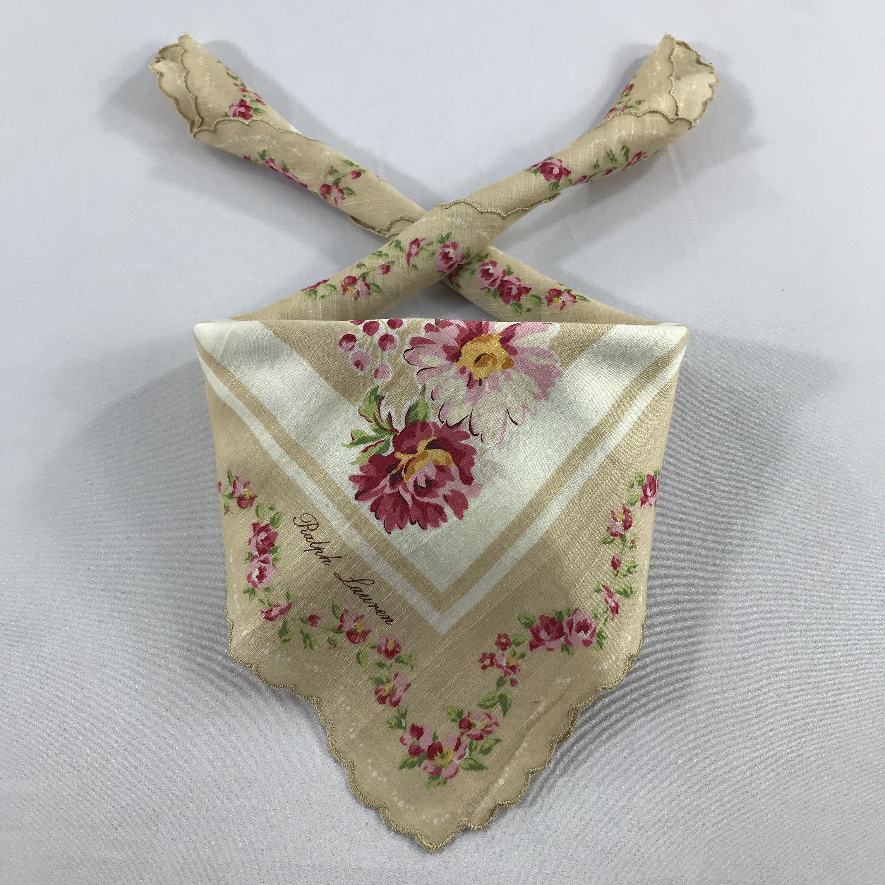 Ralph Lauren × Vintage Ralph Lauren Bandana / Handkerchief / Neckerchief - S2032 Size ONE SIZE - 3 Thumbnail