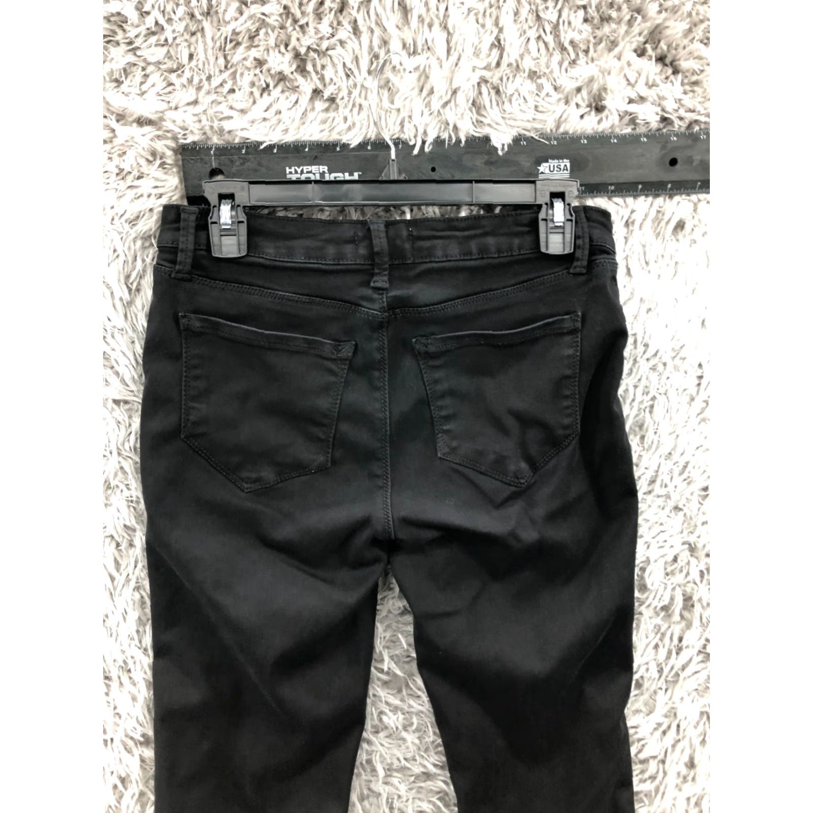 Vintage Kensie Jeans Skinny Size 8 Womens Dark Wash Black Jeans TightFit Regular Rise 5-Pocket Denim Pants Womens Clothing Black 27in Inseam Size 30" / US 8 / IT 44 - 7 Thumbnail