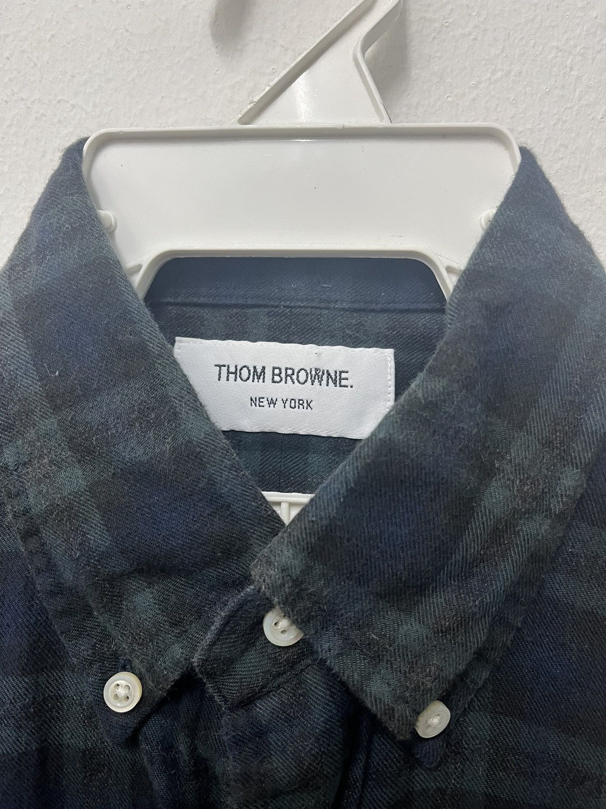 Thom Browne Thom Browne Flannel Shirt ButtonDown Size US M / EU 48-50 / 2 - 4 Thumbnail