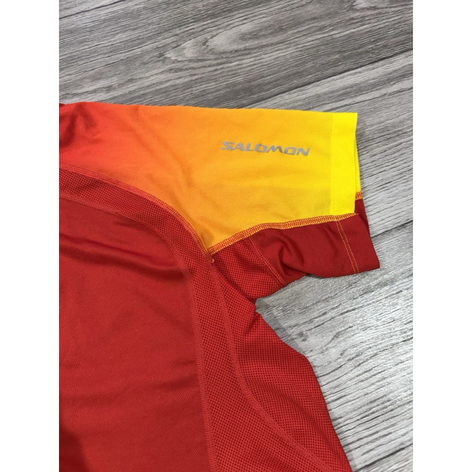 Salomon Salomon T-Shirt Short Sleeve Mens Size S Red ActiLite Trail Running 1/3 Zip Overall Activewear Shirt Size US S / EU 44-46 / 1 - 7 Thumbnail