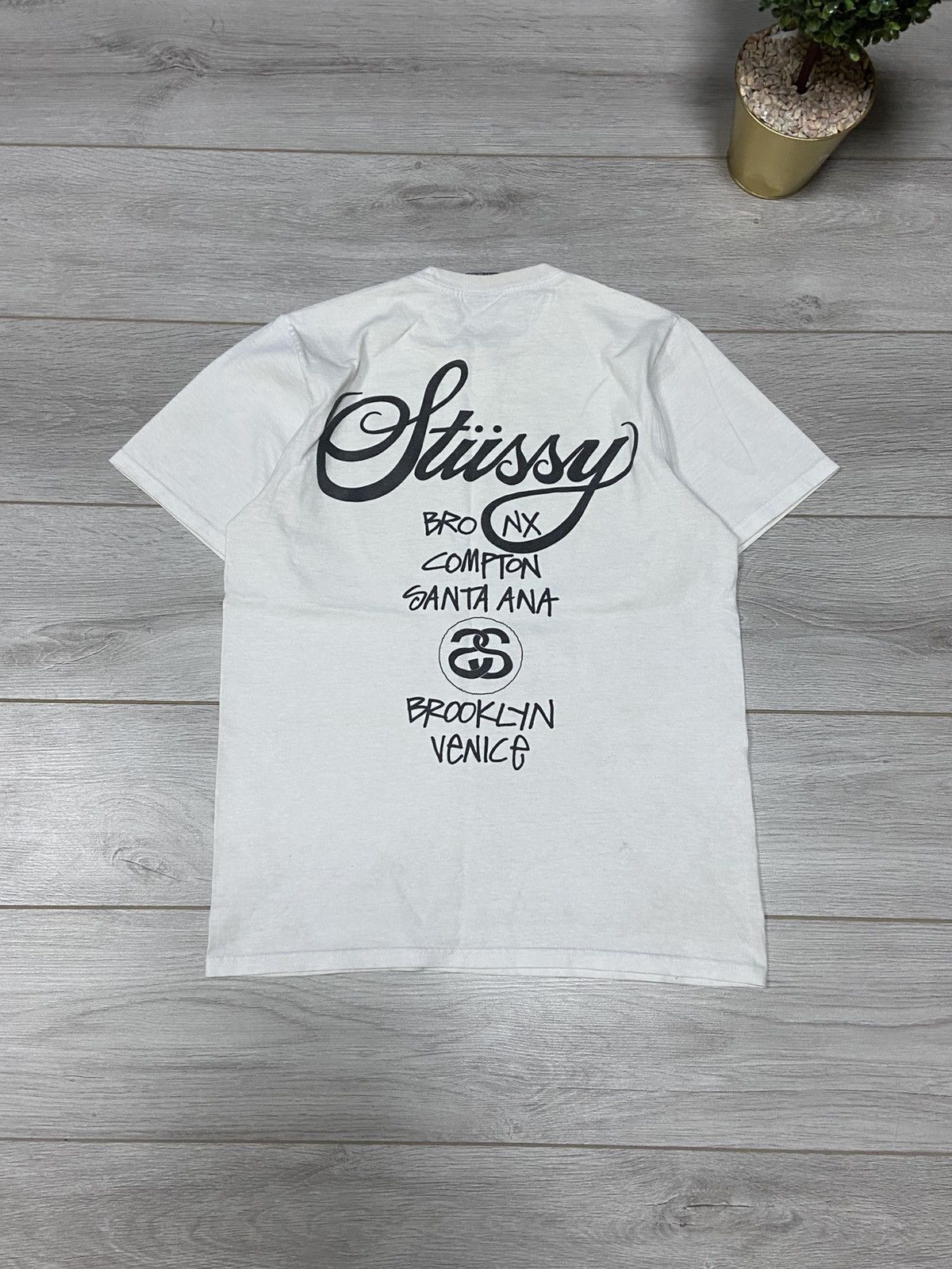 Dover Street Market × Stussy Stussy Dover Street Market World Tour Tee Mens Size US S / EU 44-46 / 1 - 2 Thumbnail