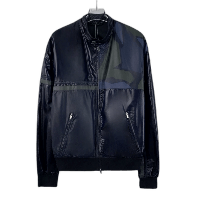 Hermes Hermes Dark Blue Zip Front Jacket-2506 Size US S / EU 44-46 / 1 - 1 Thumbnail