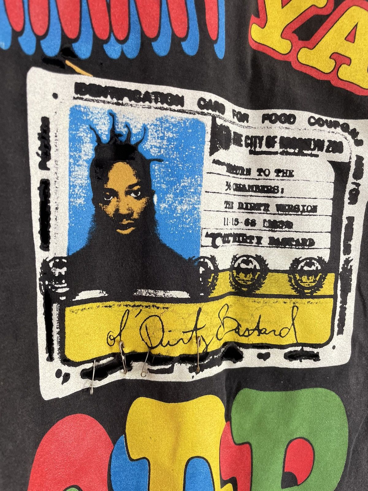 Vintage Trashed Wutang Ol'Dirty B4strd Rap Tees Size US XL / EU 56 / 4 - 8 Thumbnail