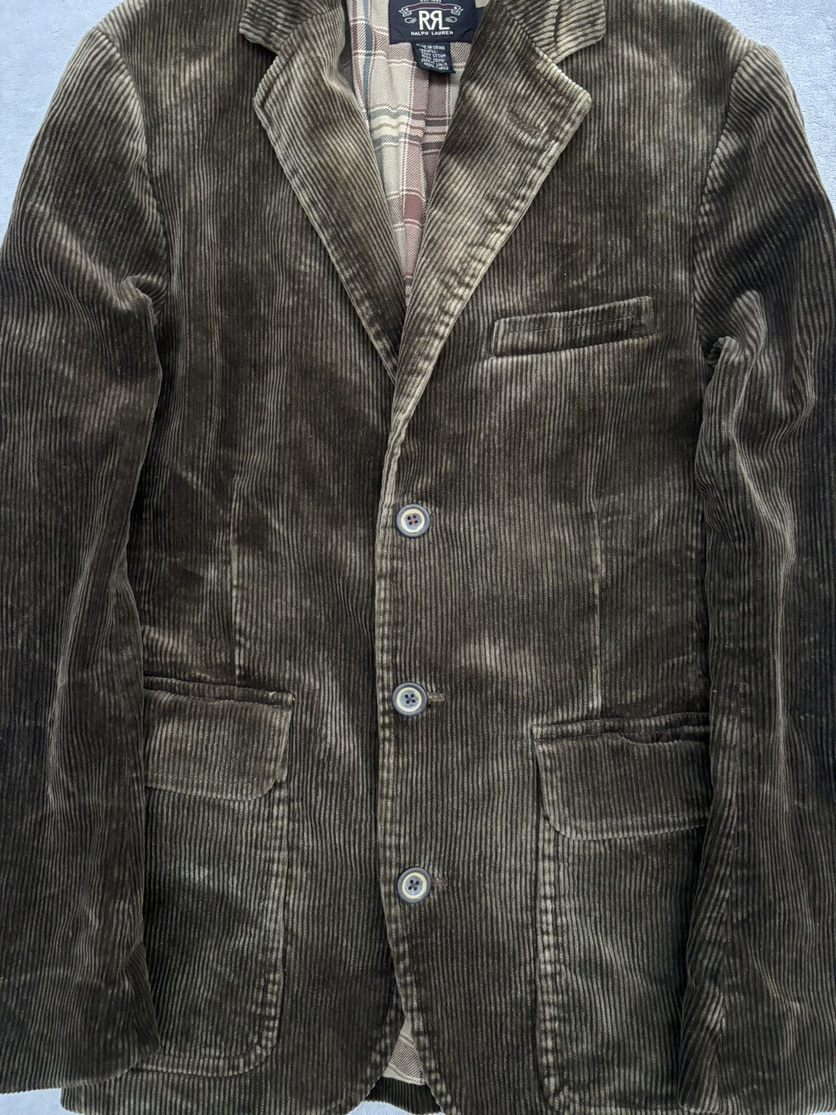 RRL Ralph Lauren RRL Double RL Heavy Corduroy Blazer Jacket Size US S / EU 44-46 / 1 - 9 Thumbnail