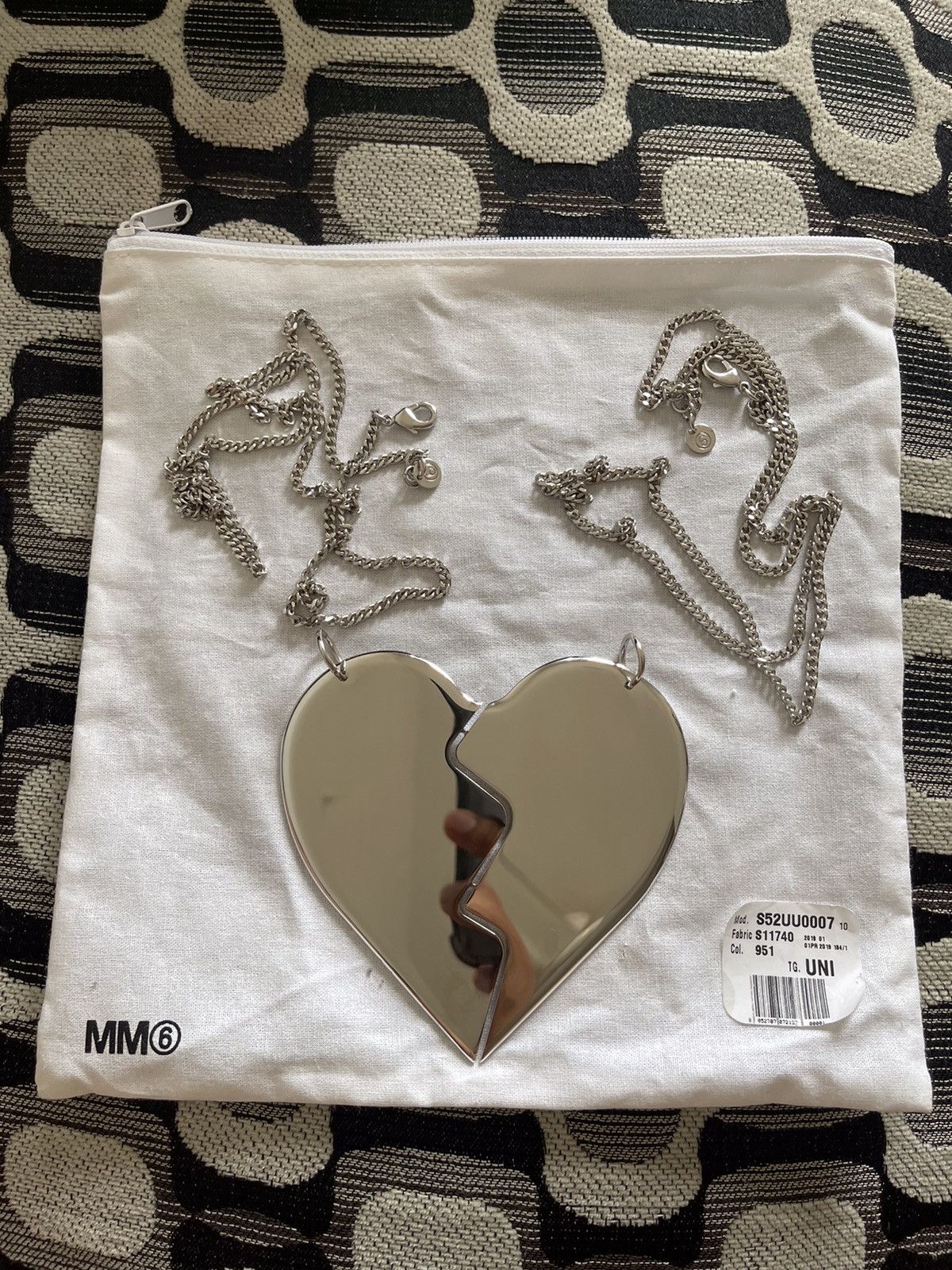 Maison Margiela Maison Margiela Oversized Broken Heart Necklace Size ONE SIZE - 3 Thumbnail