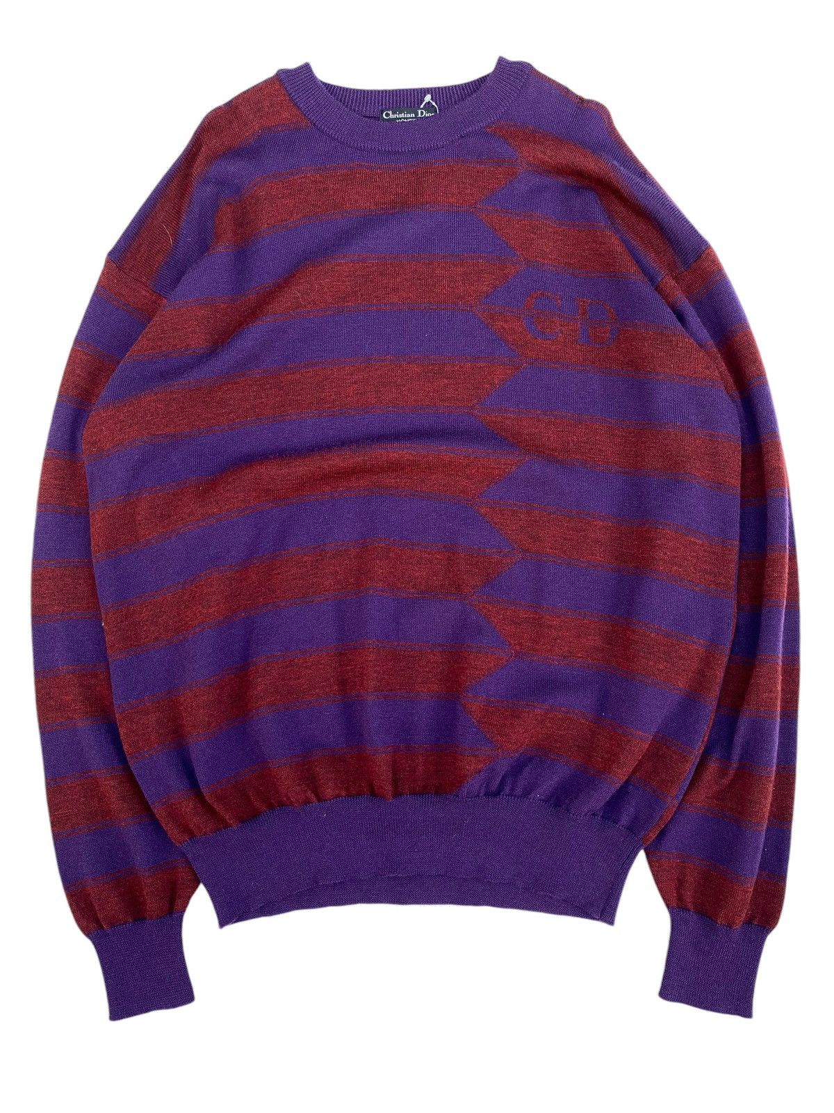 Christian Dior Monsieur × Vintage Vtg Christian Dior Knitwear Size US L / EU 52-54 / 3 - 1 Thumbnail