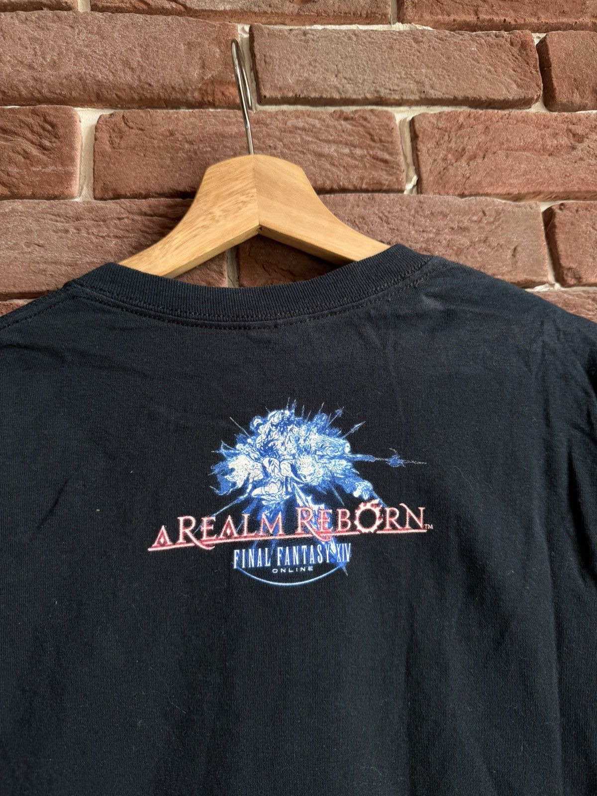 Japanese Brand FINAL FANTASY XIV T SHIRT A REALM REBORN PROMO ONLINE GAMING Size US L / EU 52-54 / 3 - 4 Thumbnail