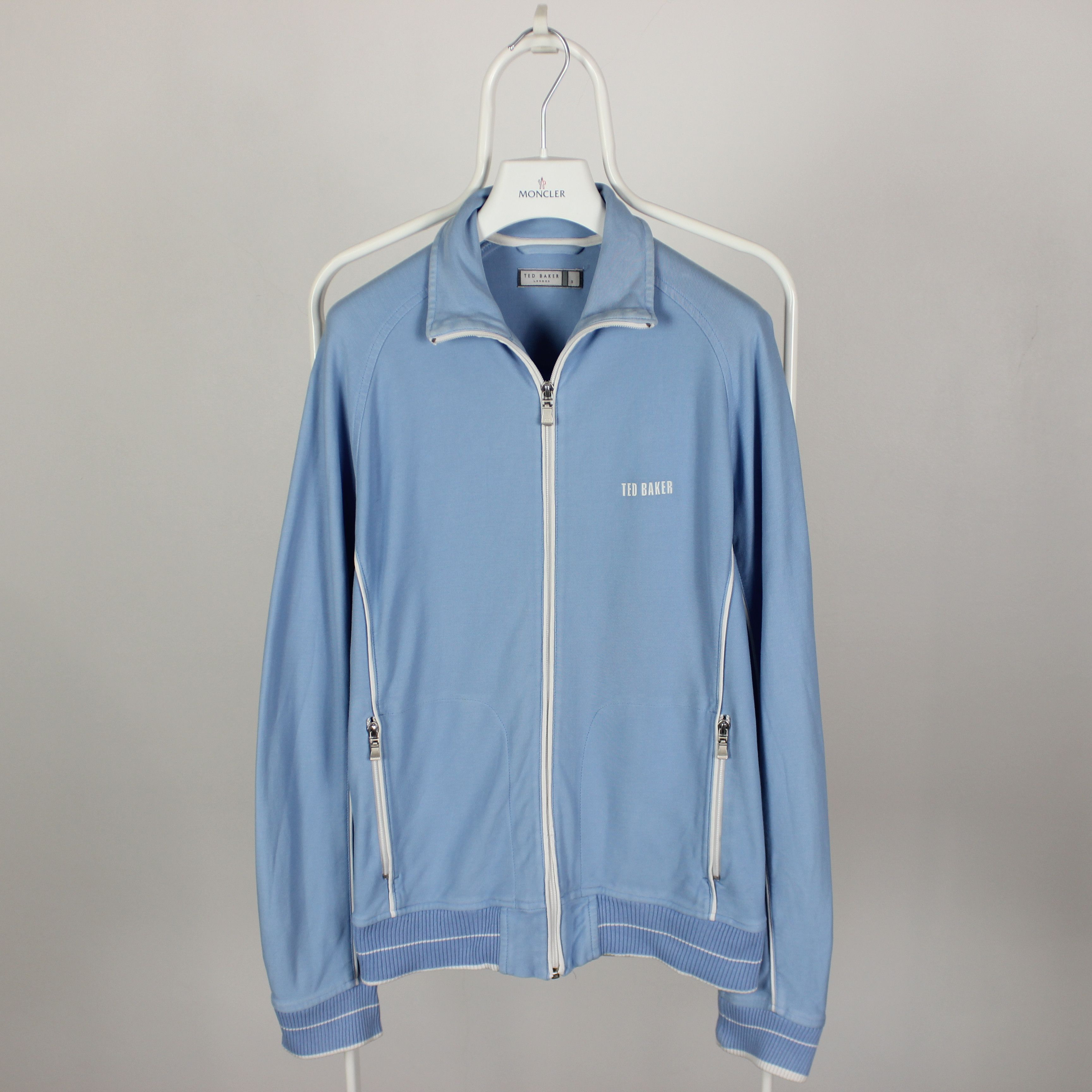 Ted Baker Ted Baker full zip sweatshirt men M L blue Size US L / EU 52-54 / 3 - 2 Thumbnail