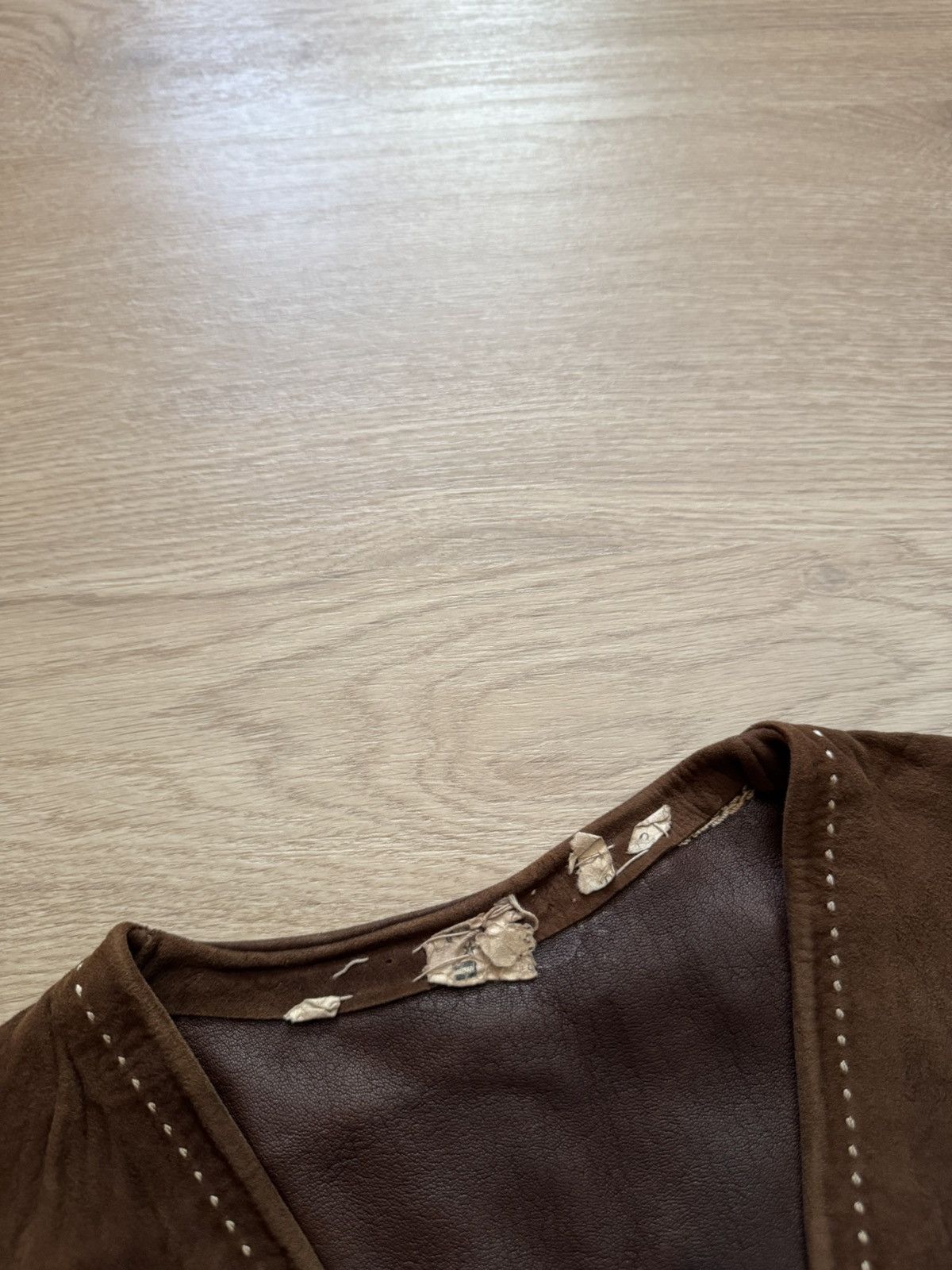 Cowboy Equipment Vintage 40’s WWII Genuine Leather Cowboy Western Vest Size US M / EU 48-50 / 2 - 4 Thumbnail