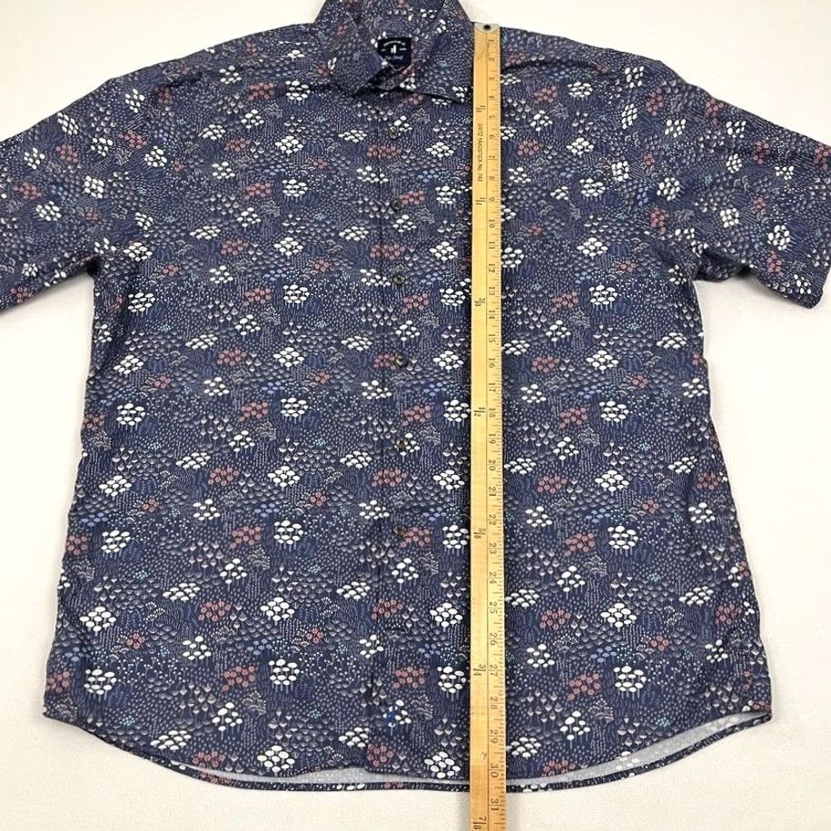 johnnie-O VINTAGE Johnnie-O Top Shelf Winslow Shirt Mens XL Blue Coastal Coral Reef Hawaiian Prep Size US XL / EU 56 / 4 - 4 Thumbnail