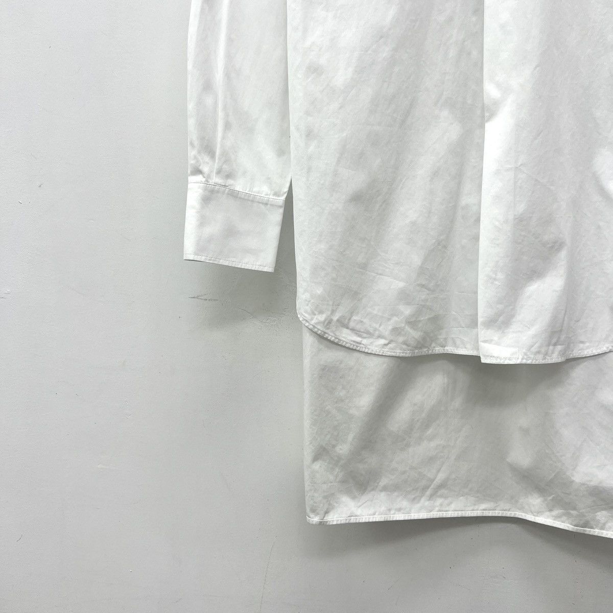 Dior Dior White Bee Embroidered Long Sleeve Shirt Dress K26WX Size XS / US 0-2 / IT 36-38 - 3 Thumbnail