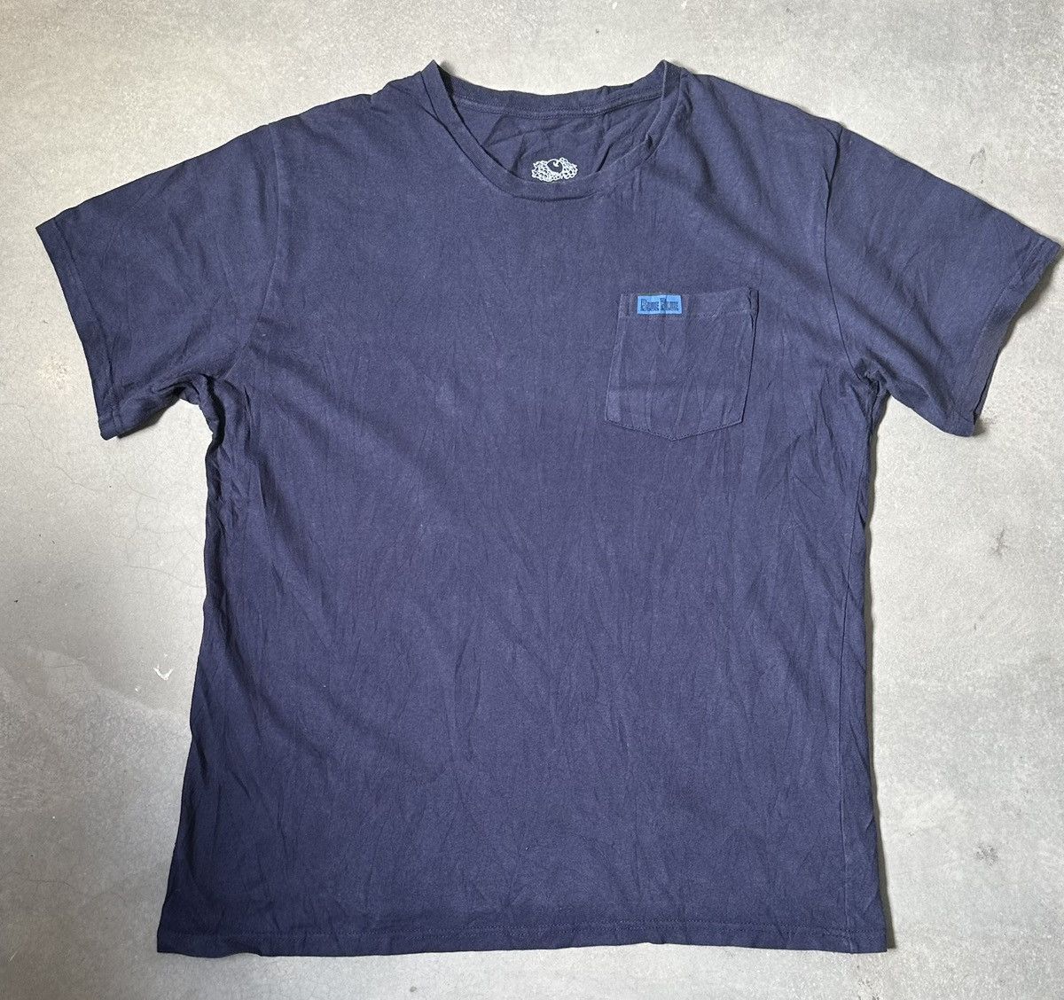 Vintage VINTAGE BLUE BLUE JAPAN POCKET TEE Size US XL / EU 56 / 4 - 1 Thumbnail