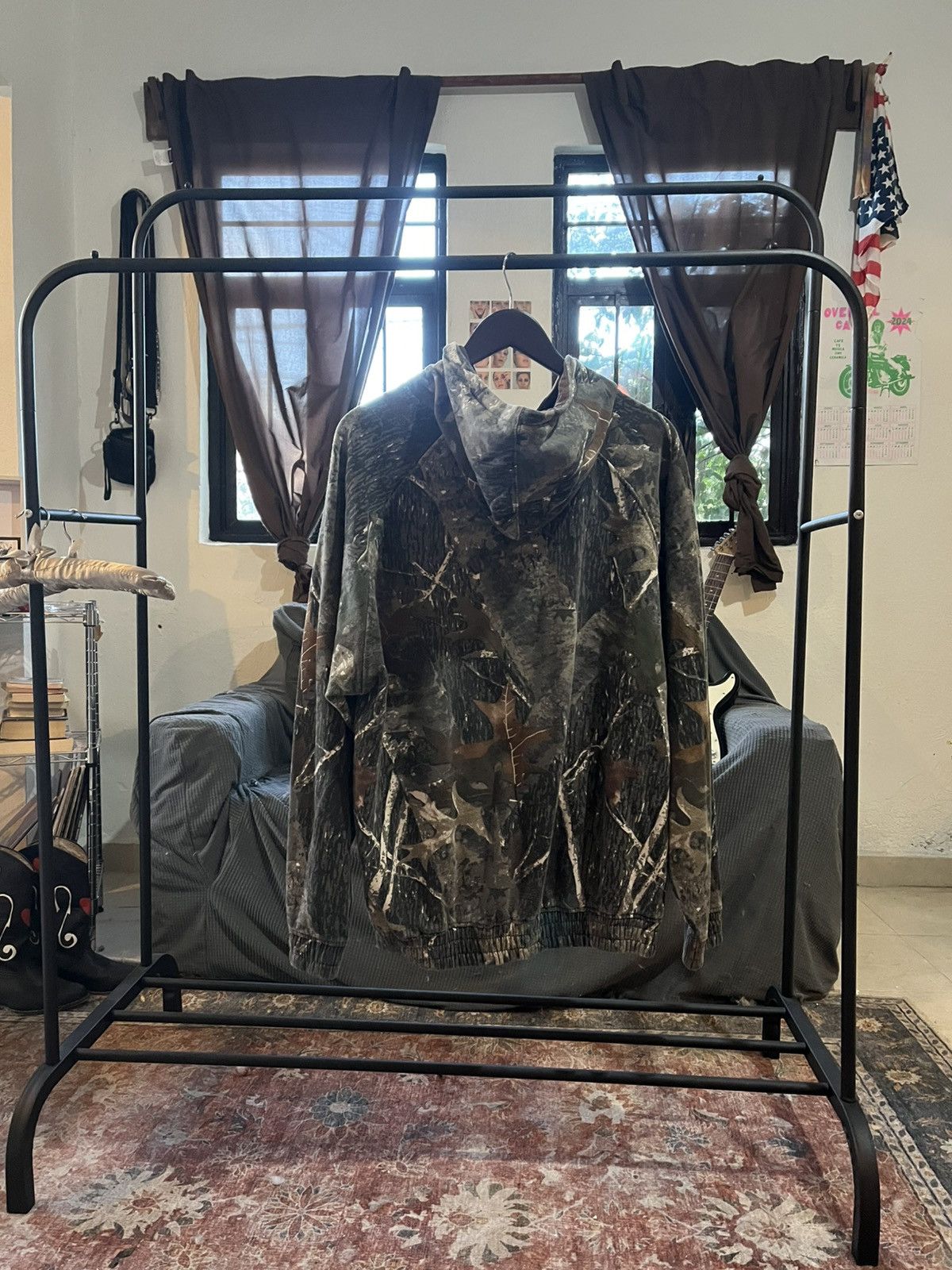 Vintage vintage camo hoodie Size US L / EU 52-54 / 3 - 2 Thumbnail