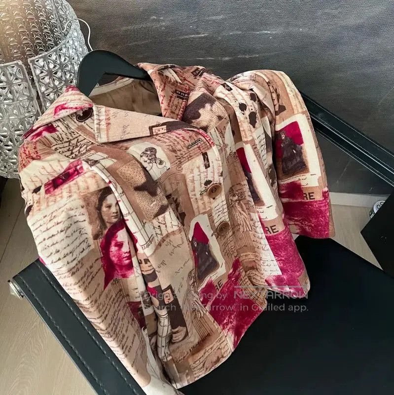Moschino Moschino Artistic Printed Women's Jacket . Size M / US 6-8 / IT 42-44 - 6 Thumbnail