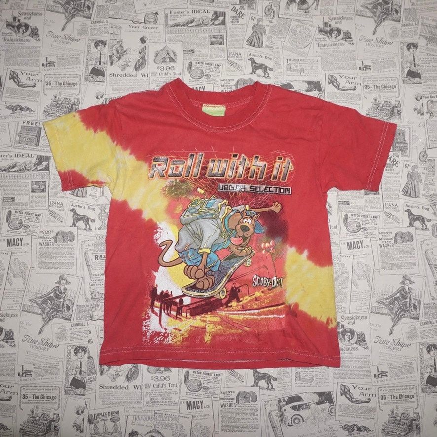 Warner Bros Small-Vintage Y2K Scooby Doo Cartoon Network 1990s skate tee Size US S / EU 44-46 / 1 - 1 Thumbnail