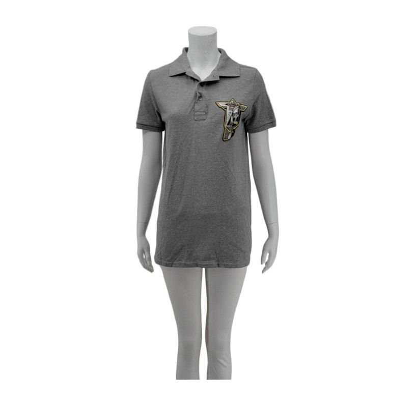 Loewe Loewe Gray Cotton Short Sleeve Polo 0089 Size S / US 4 / IT 40 - 1 Thumbnail