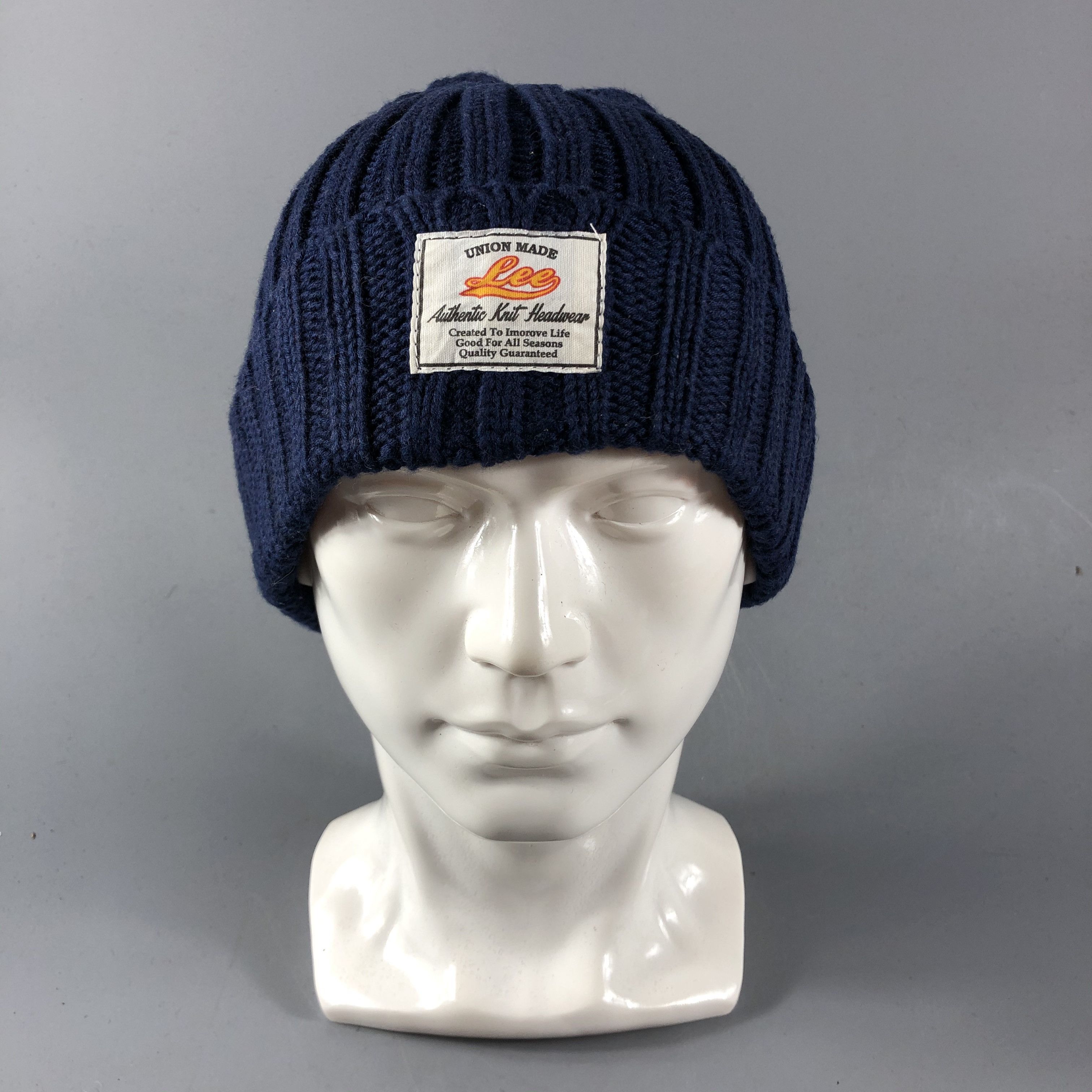 Lee Lee Knit Fisherman Cotton Beanie Snowcap Snow Hat B625 Size ONE SIZE - 1 Thumbnail
