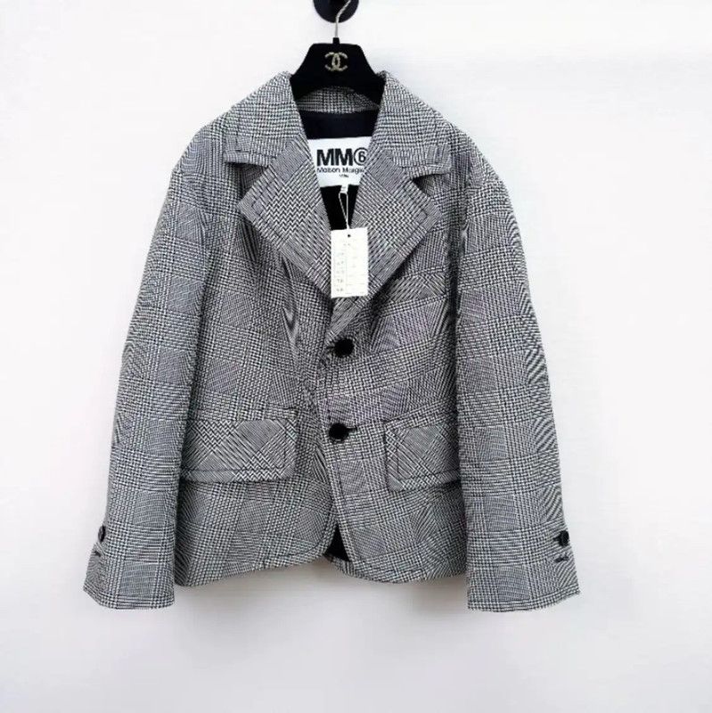 Maison Margiela Gray Winter Coat for Women 0089