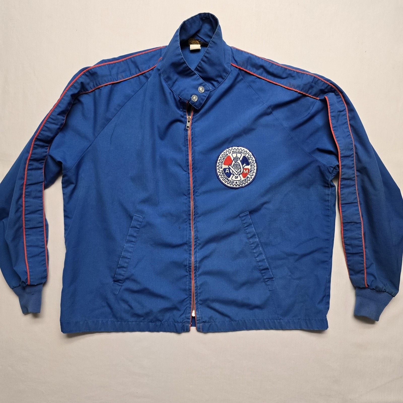 Swingster Vintage Swingster Jacket XL Blue Union Machinist 80s Work Size US XL / EU 56 / 4 - 1 Thumbnail