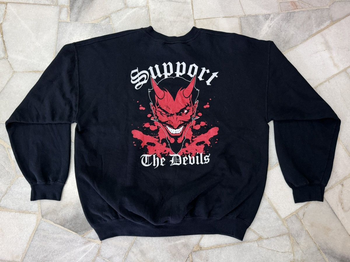 Band Tees Vintage Support The Devils Sweatshirt Size US L / EU 52-54 / 3 - 1 Thumbnail
