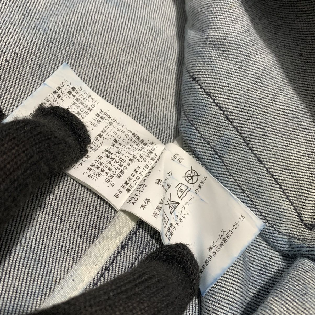 20471120 Beams Japan Denim Jacket Hoded Size US M / EU 48-50 / 2 - 16 Thumbnail