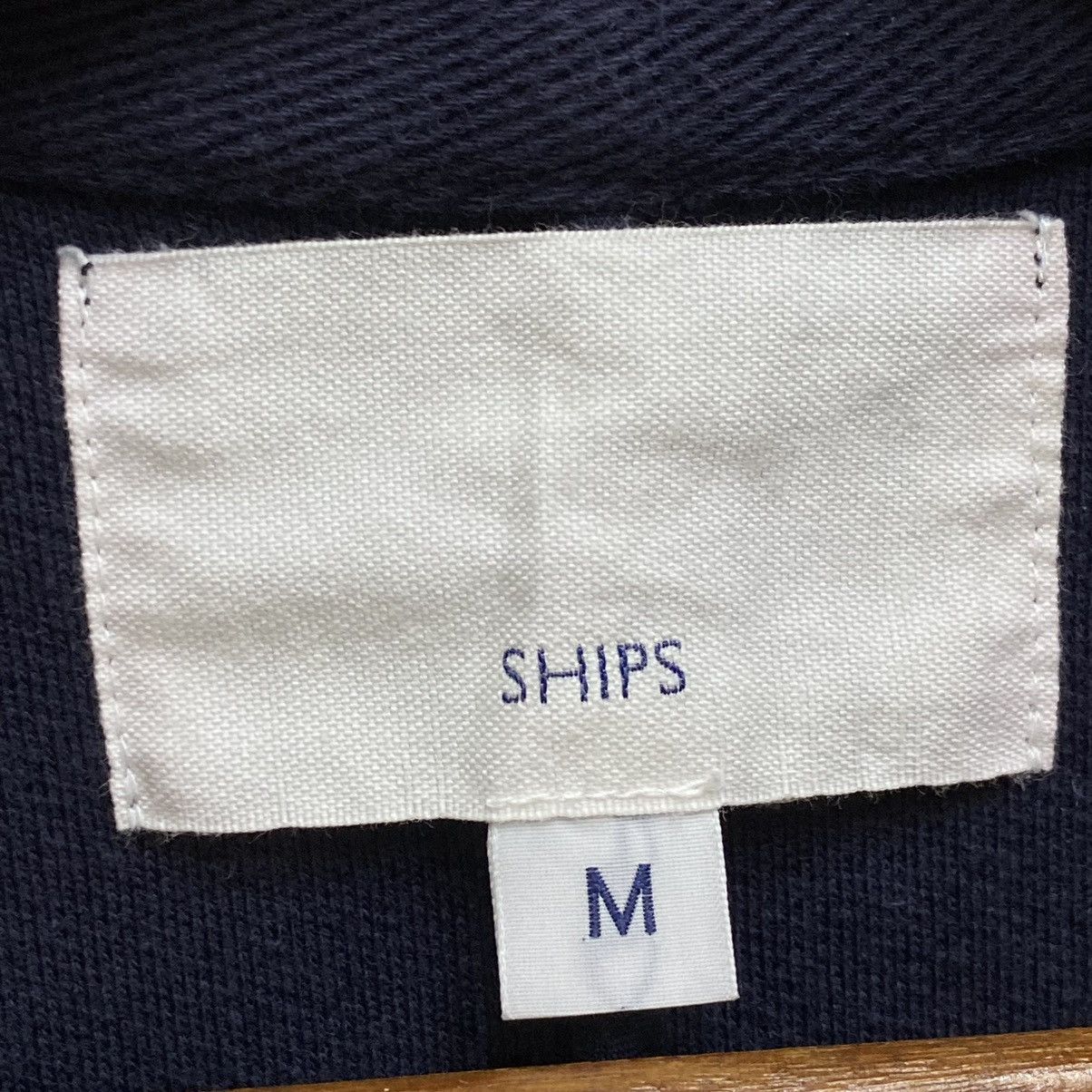 SHIPS Ships Blue Shawl Collar Jacket Chore Coat Style Cotton M Size US M / EU 48-50 / 2 - 10 Thumbnail