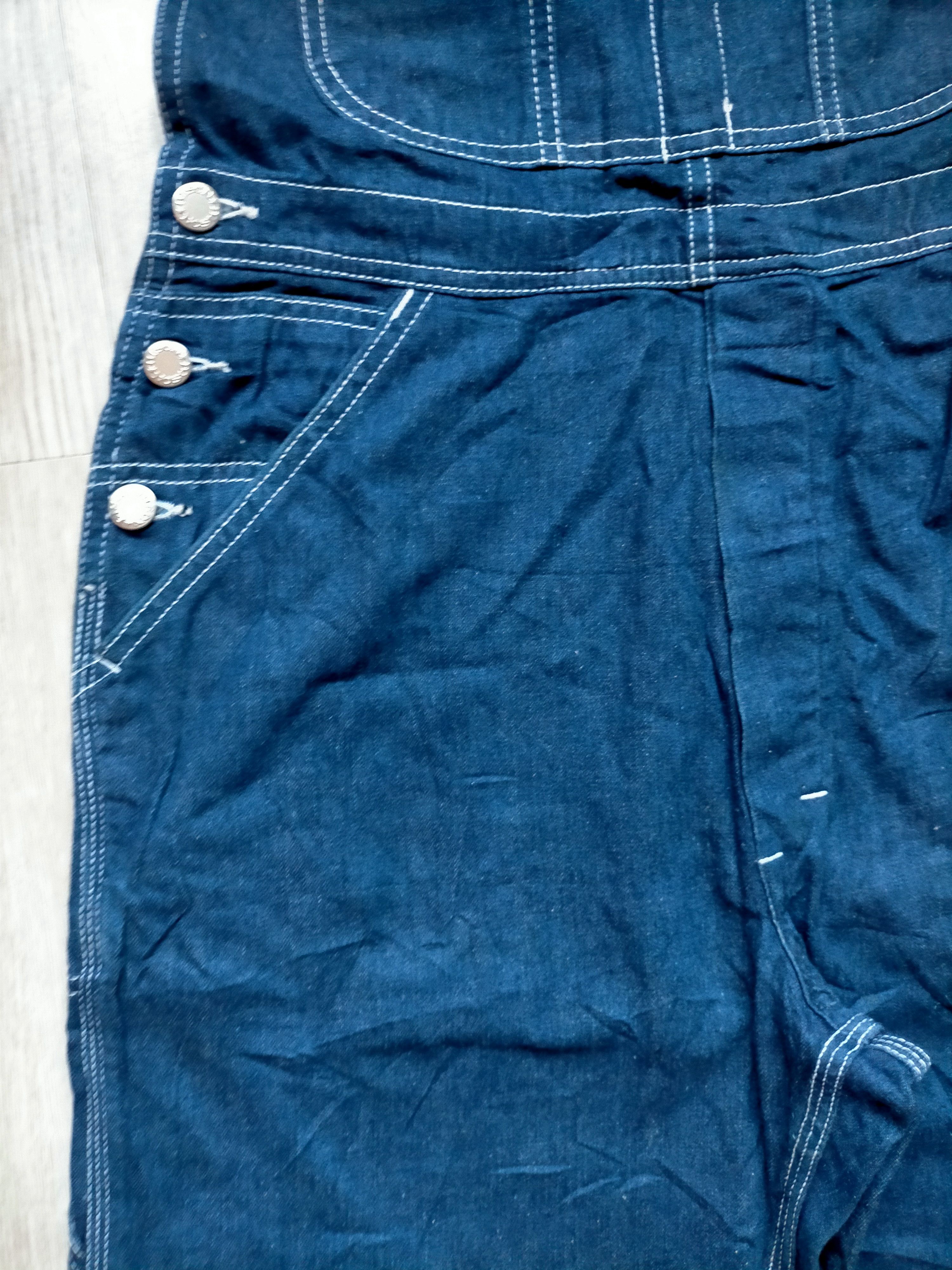Vintage Vintage 80s Overalls Bison Carpenter Worker Jeans Size US 34 / EU 50 - 9 Thumbnail