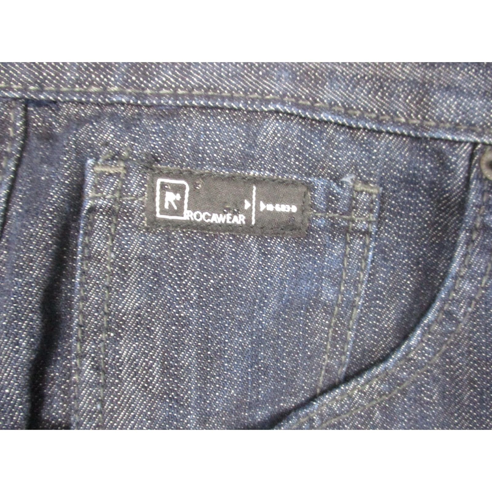 Rocawear Rocawear Jeans Mens 34x33 Baggy Fit Blue Denim Original Straight Leg Hip Hop Size US 34 / EU 50 - 3 Thumbnail