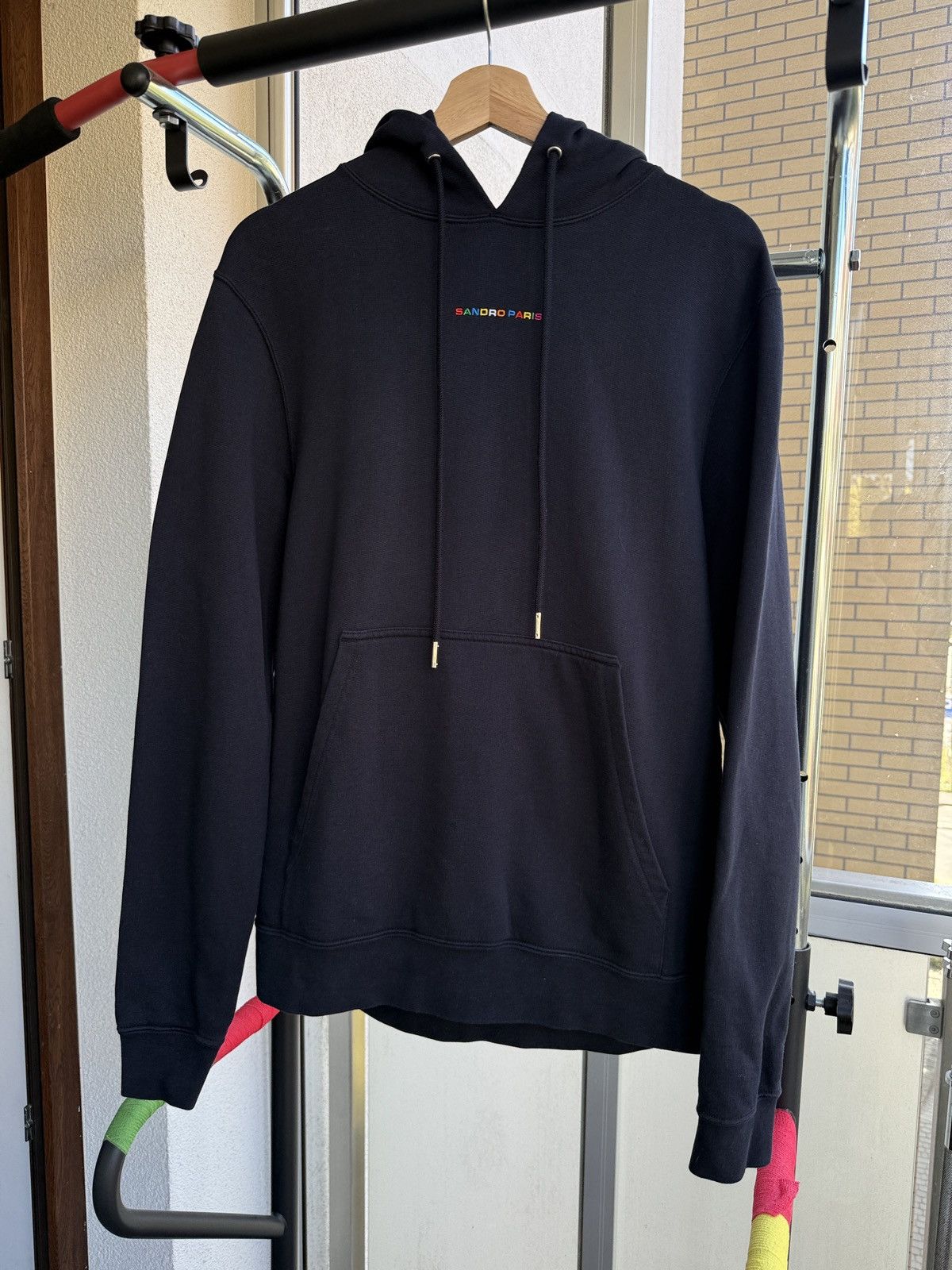 Sandro Sandro Paris Embroidered Logo Hoodie Size US S / EU 44-46 / 1 - 1 Thumbnail