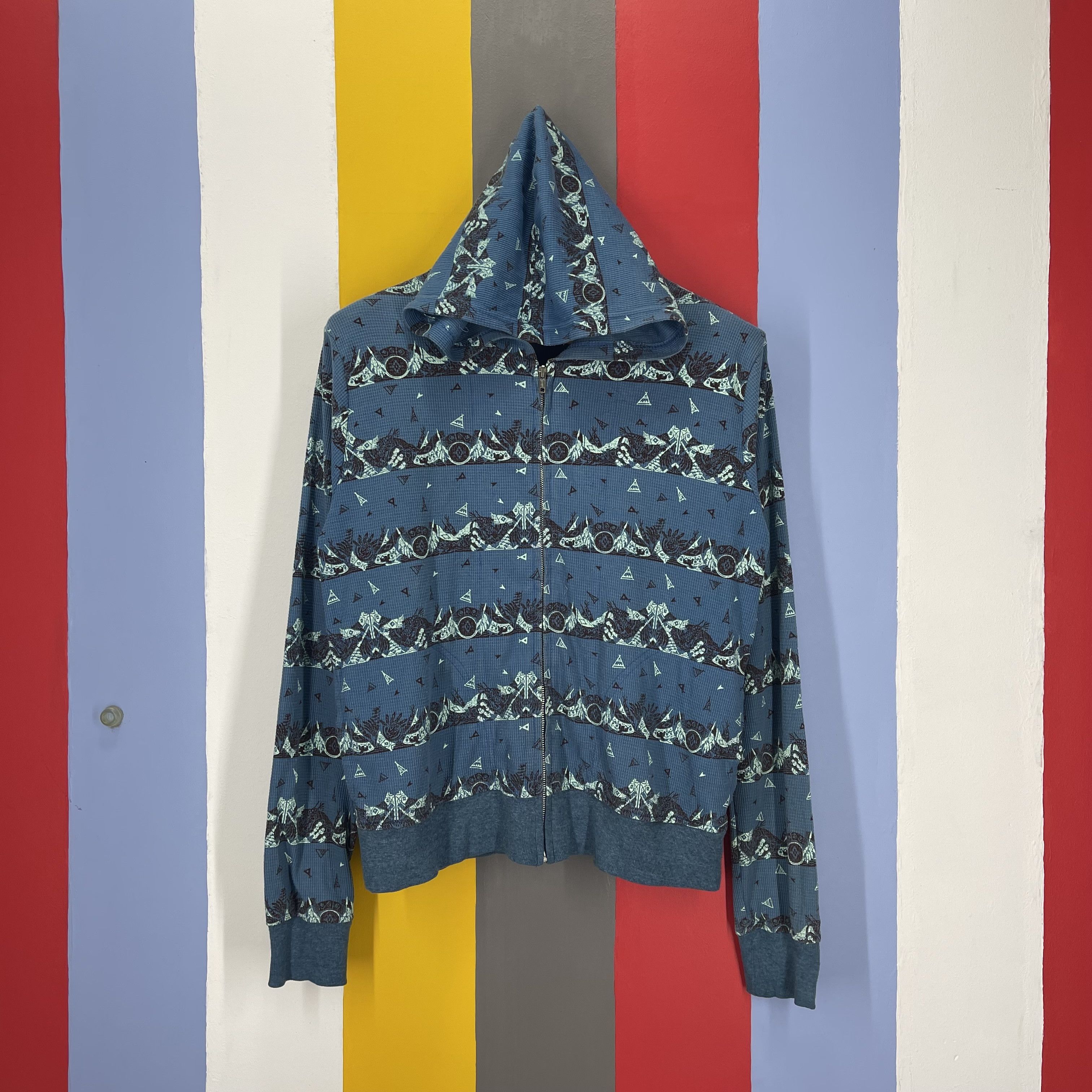 Japanese Brand TITICACA Zipper Hoodie #1952/11 Size US M / EU 48-50 / 2 - 1 Thumbnail