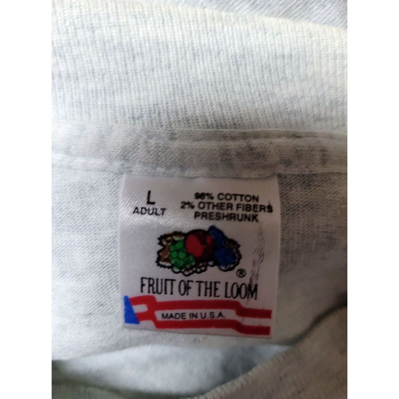 Fruit Of The Loom VTG Darts T Shirt Graphic Tee Mens Large Gray Fruit of the Loom Classic 90s Darts Theme Shirt Size US L / EU 52-54 / 3 - 3 Thumbnail