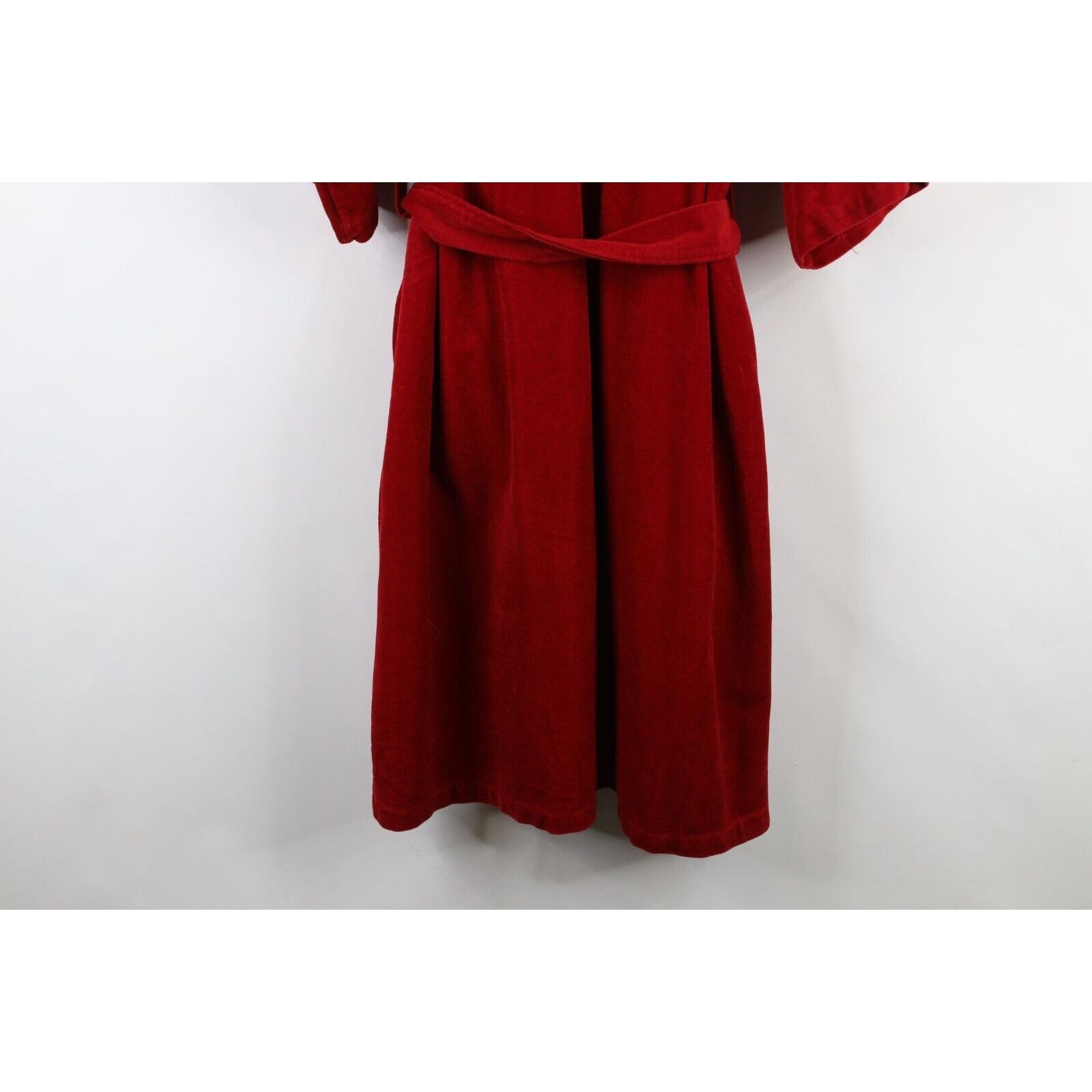 Vintage Vintage 70s Streetwear aded Blank Belted Velour Bath Robe Size US L / EU 52-54 / 3 - 16 Thumbnail