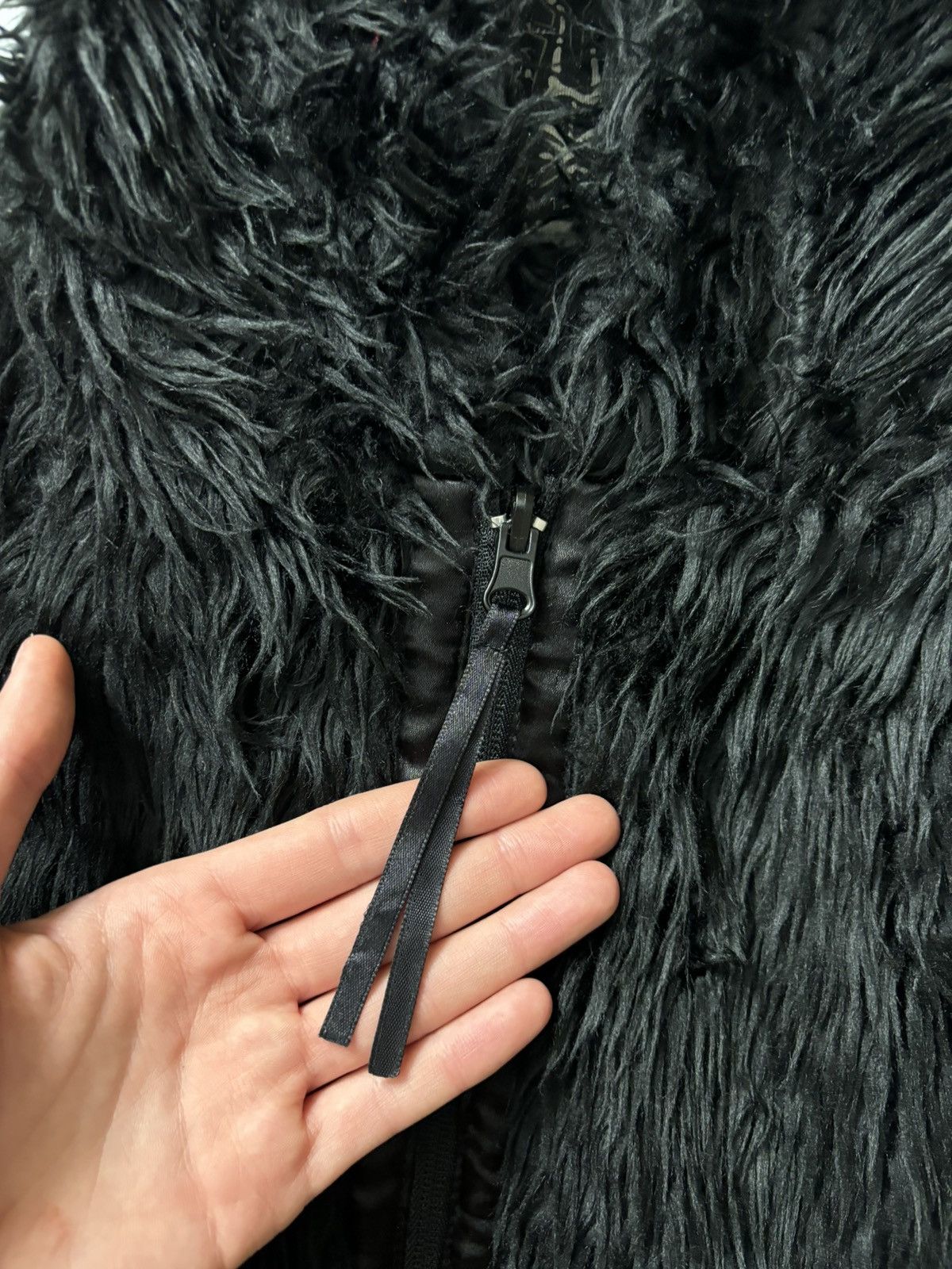 Beauty Beast × If Six Was Nine × Le Grande Bleu (L.G.B.) FAUX FUR WINTER CAT VINTAGE ZIP HOODIE AVANT GARDE JACKET Size M / US 6-8 / IT 42-44 - 7 Thumbnail