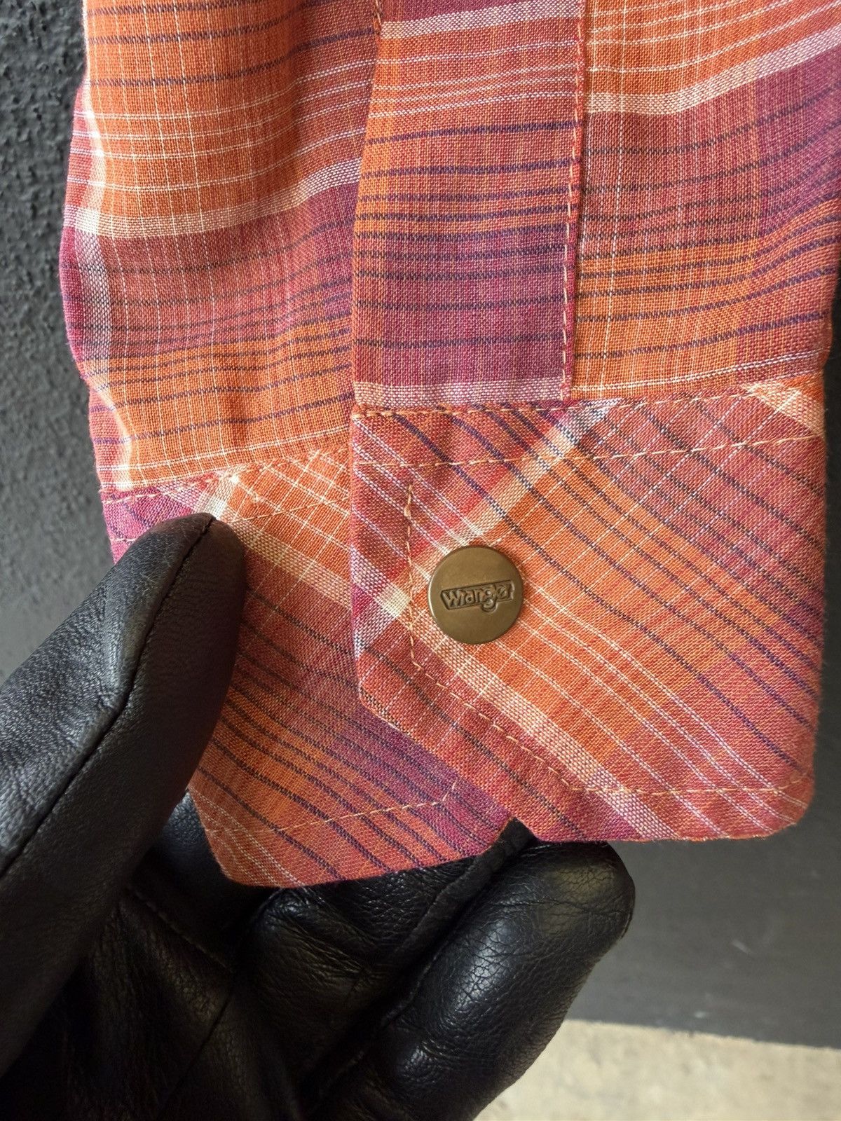 Wrangler Vintage 70s/80s Wrangler Plaid Pearl Snap Western Shir Size US S / EU 44-46 / 1 - 7 Thumbnail