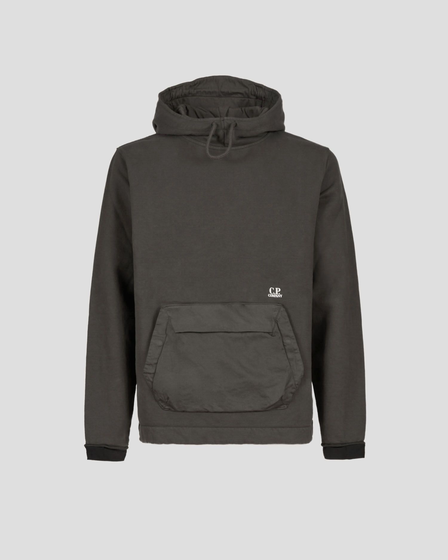 C.P. Company o1y1224 Logo Hoodie in Lead Size US XS / EU 42 / 0 - 1 Thumbnail