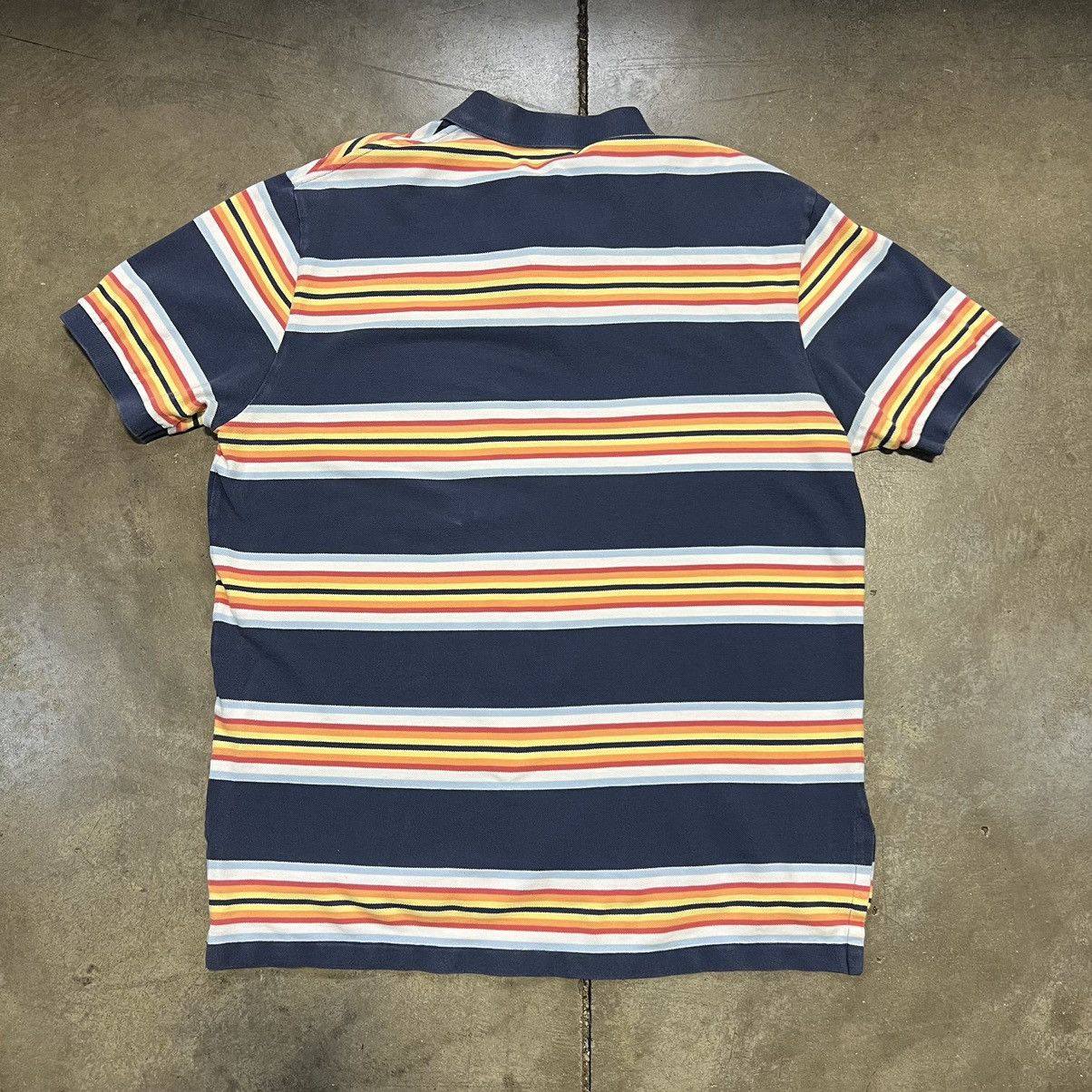 Polo Ralph Lauren × Vintage Vintage Y2K Polo Ralph Lauren Striped Polo Collared Shirt Size US XL / EU 56 / 4 - 5 Thumbnail