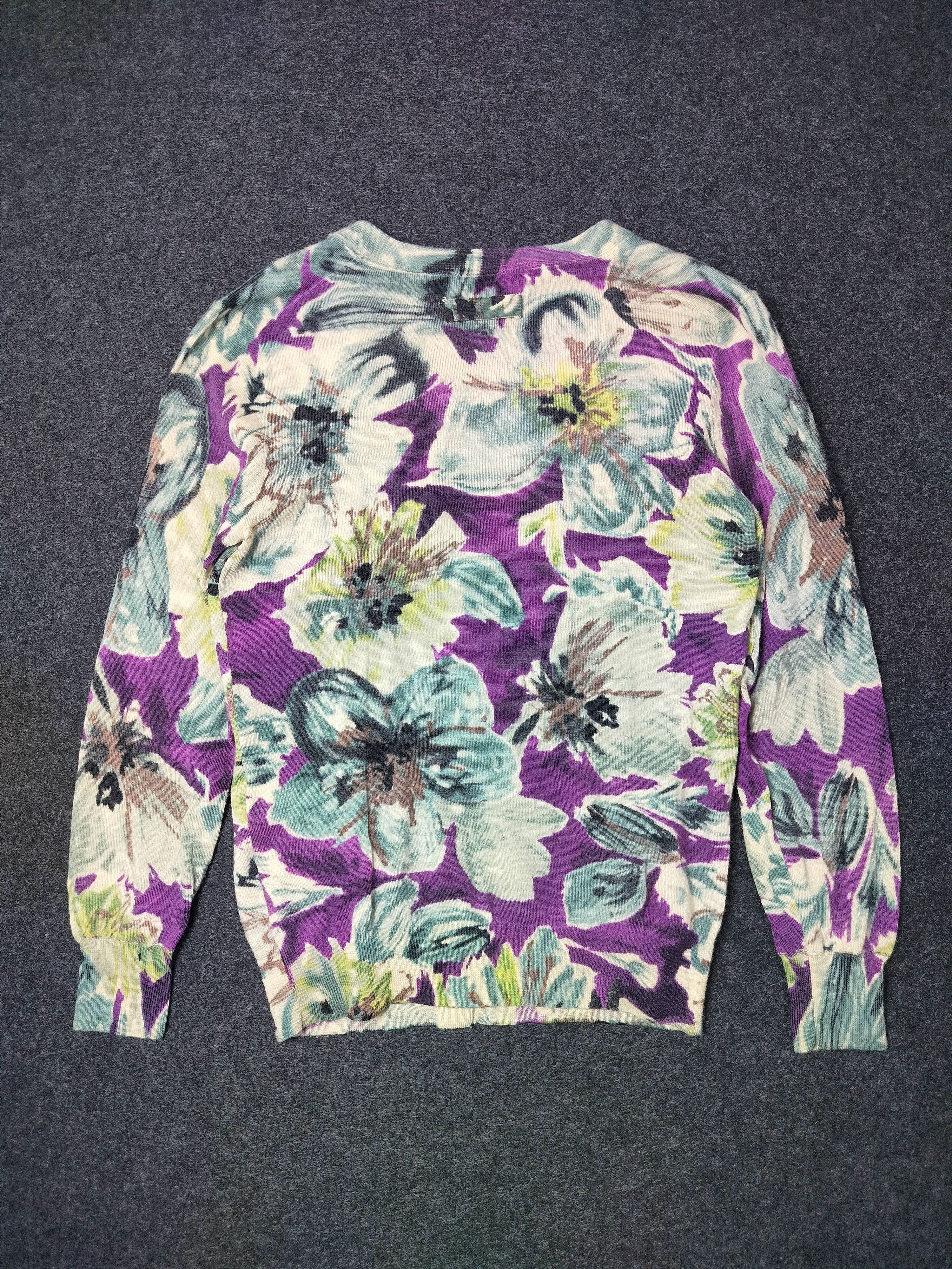 Dolce & Gabbana D&G Floral Cardigan Size M / US 6-8 / IT 42-44 - 2 Thumbnail