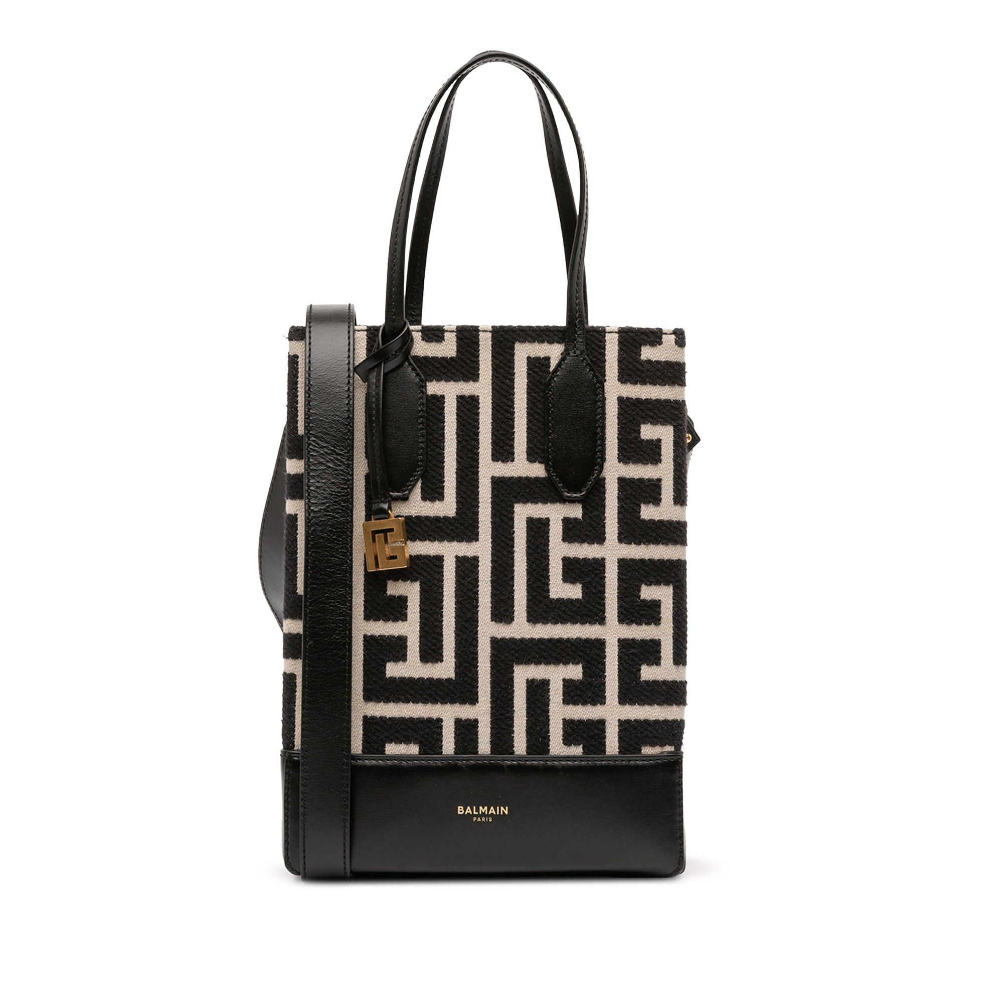 Maxi Monogram Jacquard North South Shopping Tote