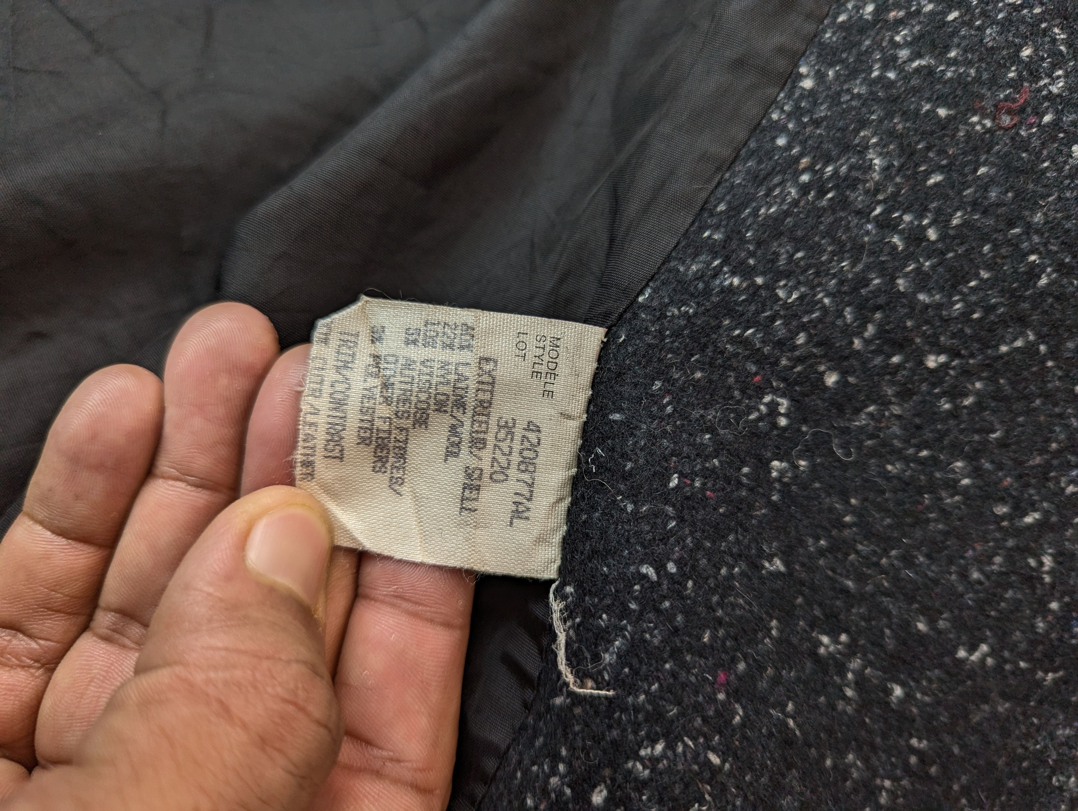 Designer × Vintage Vintage 80s ADA Paris Leather And Tweed Wool Coat Jacket Size US L / EU 52-54 / 3 - 8 Thumbnail
