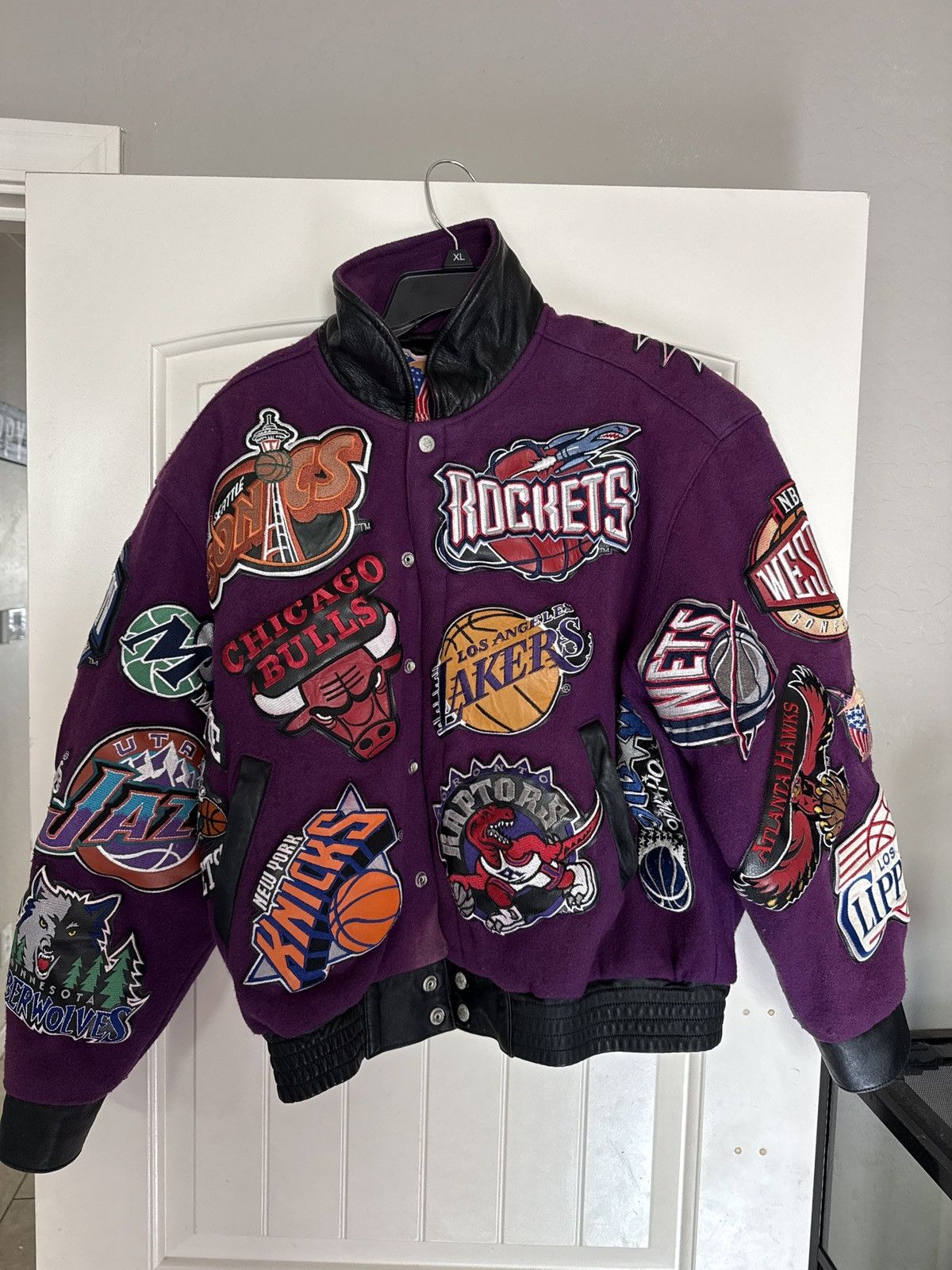 Jeff Hamilton RARE*** VINTAGE 90s JEFF HAMILTON WOOL NBA JACKET Size US M / EU 48-50 / 2 - 6 Thumbnail